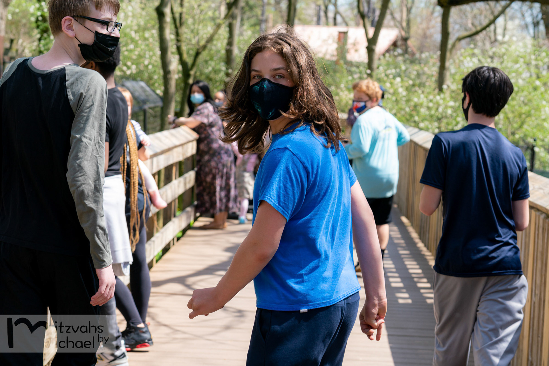 Micah’s Bar Mitzvah party at the Maryland Zoo.