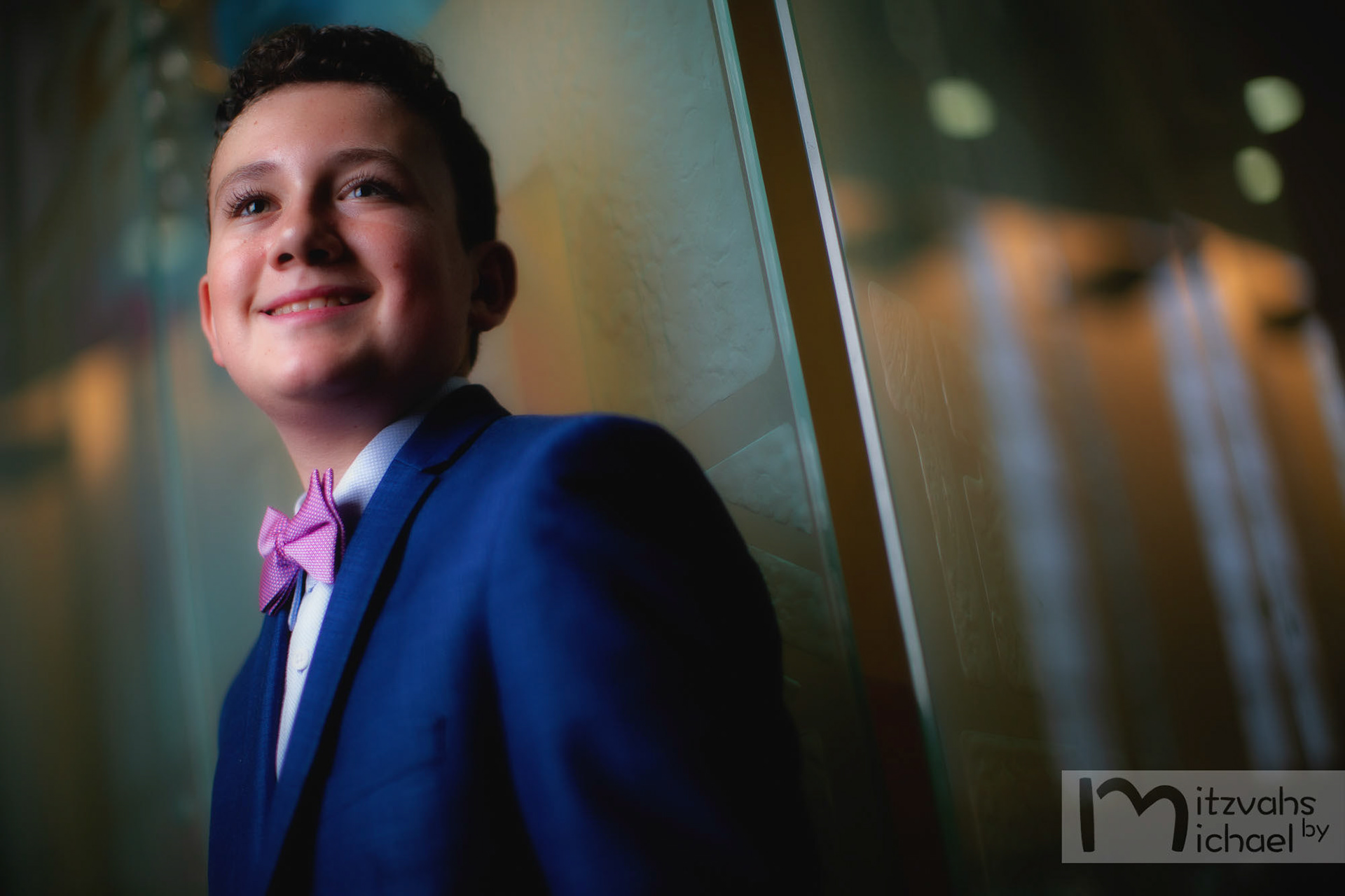 Garrett's Bar Mitzvah rehearsal and portrait session at Beth El Congregation in Bethesda, MD.