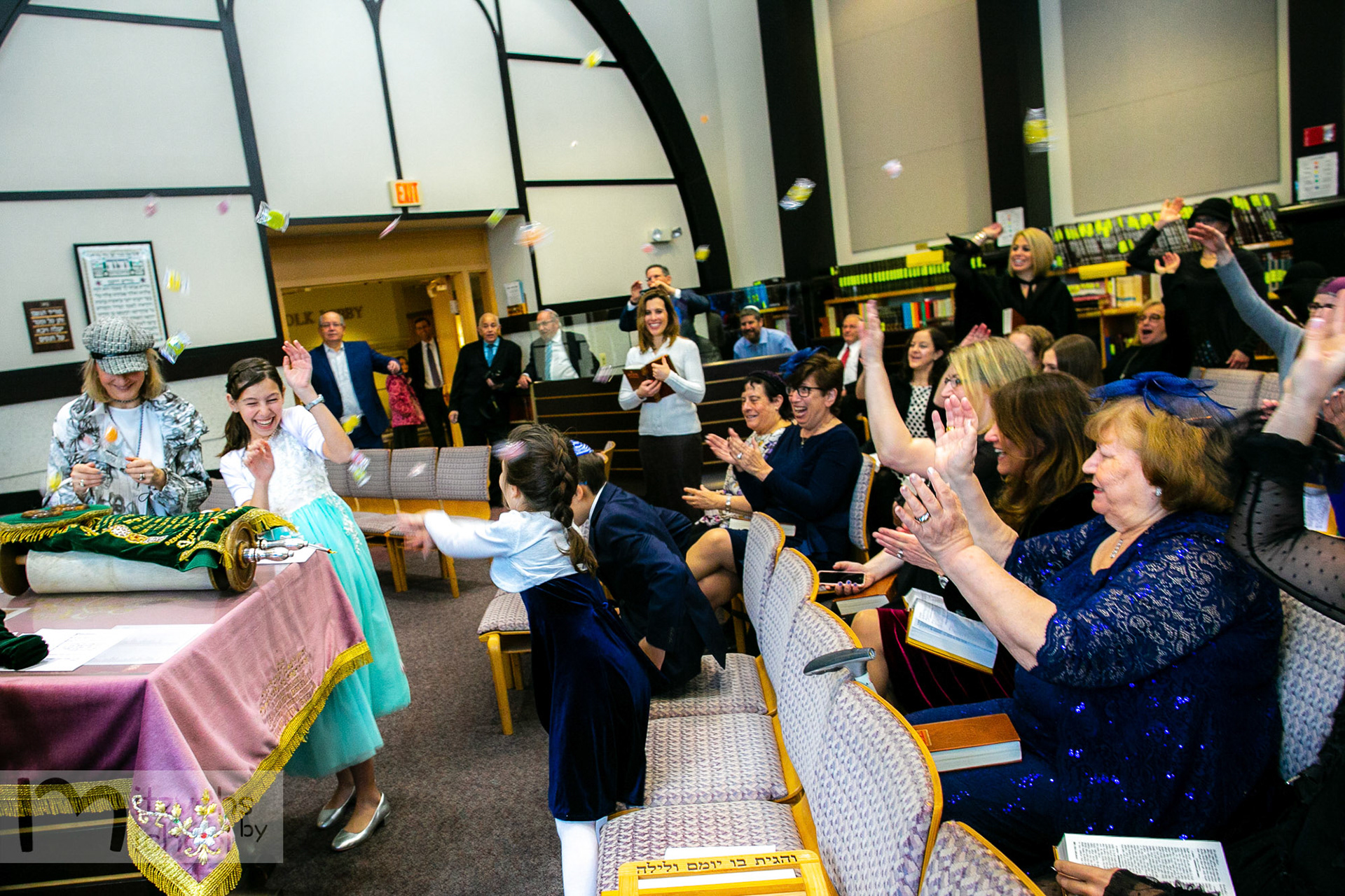 Modern Orthodox Jewish Bat Mitzvah at Beth Sholom in Potomac, MD on Sunday, December 9, 2018 of Libby Hurwitz.