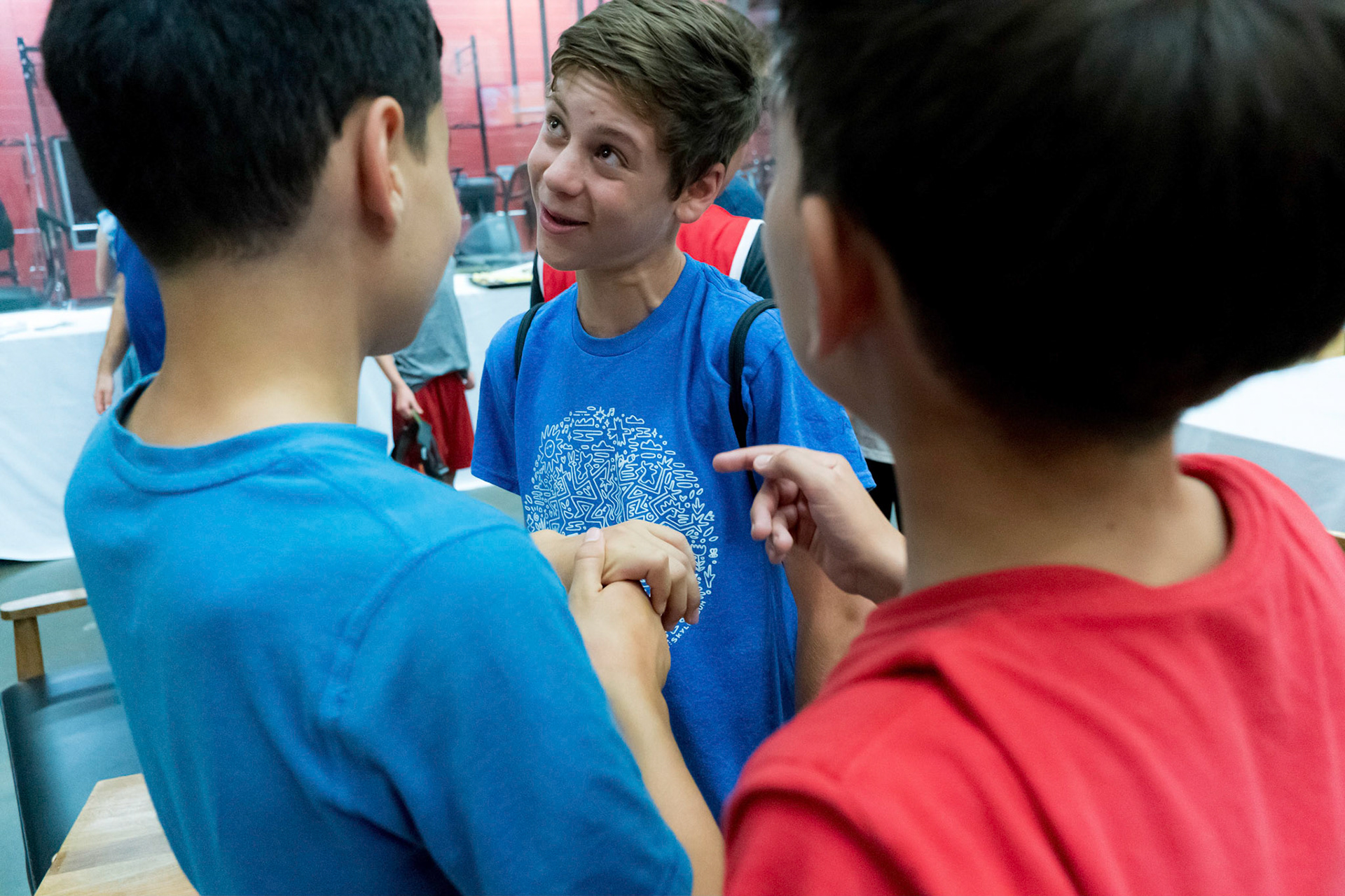 Judah’s bar mitzvah party at Movement climbing gym in Rockville on Sunday, September 4, 2022.