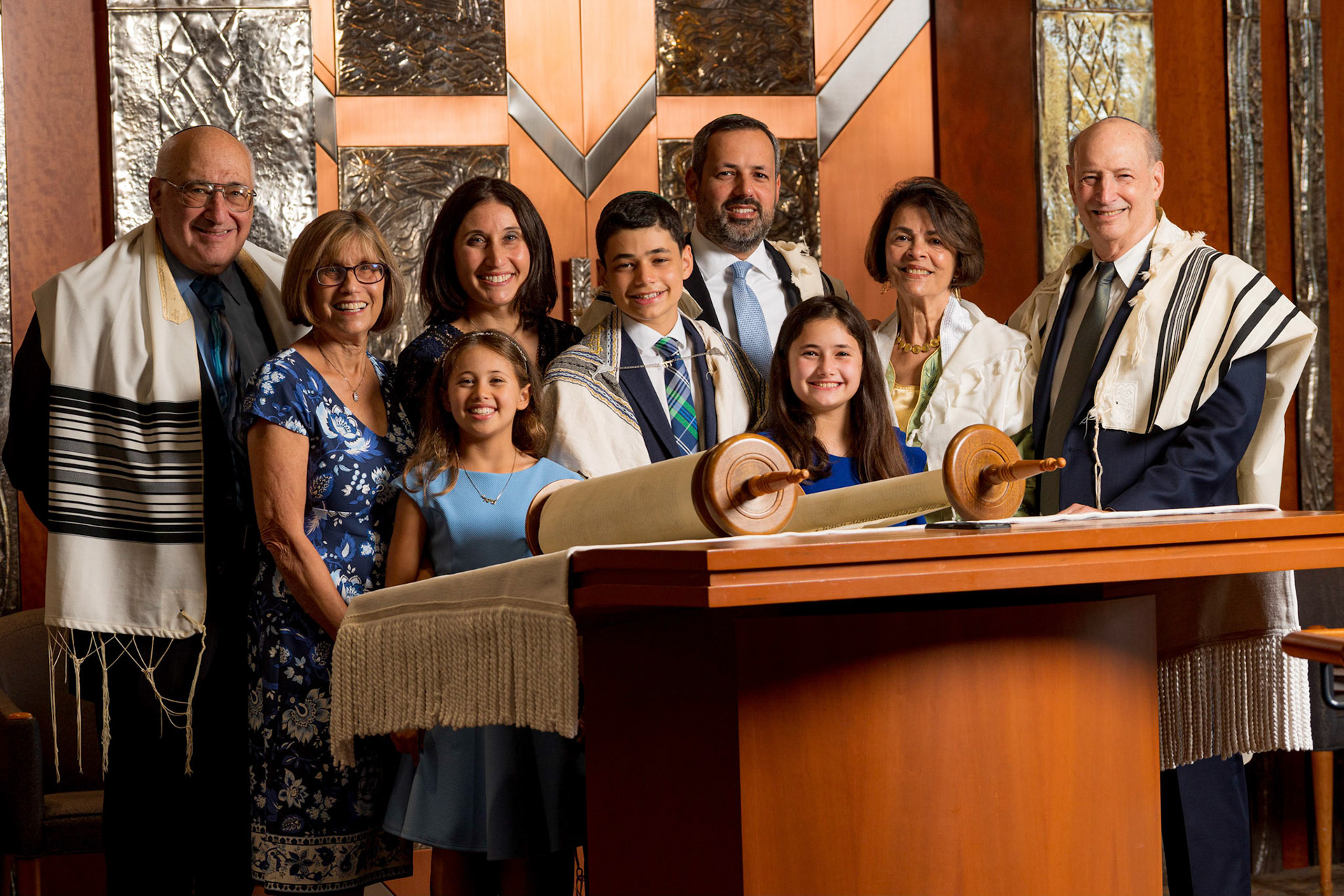 Judah’s bar mitzvah portraits at Ohr Kodesh in Silver Spring on Thursday, September 1, 2022.