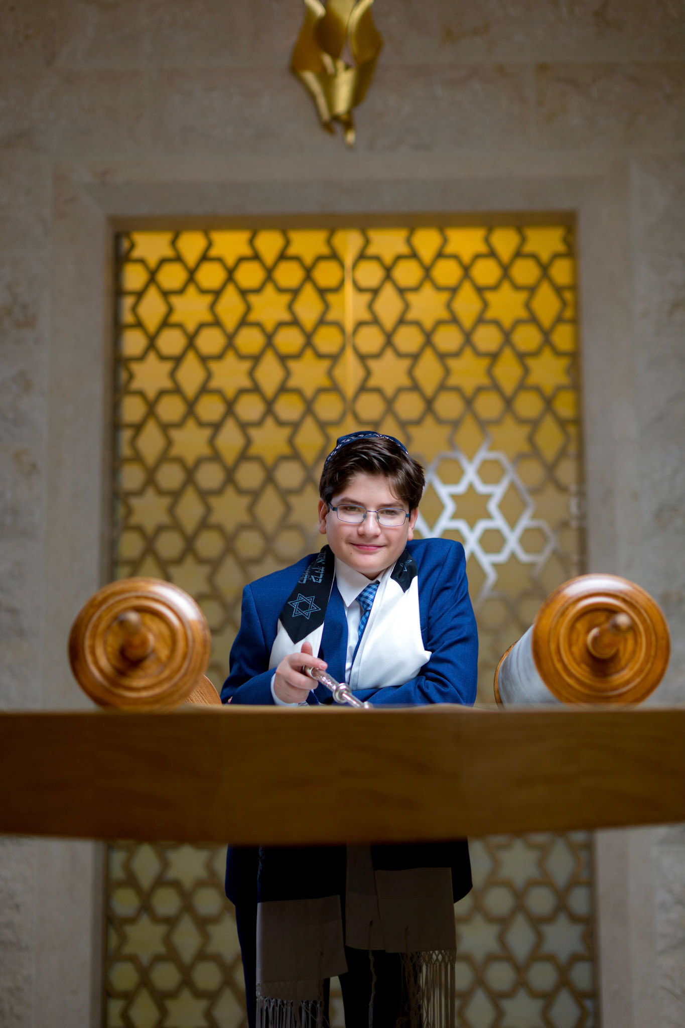 Bnai Mitzvah of Eric and Lana at Temple Isaiah in Fulton, MD.