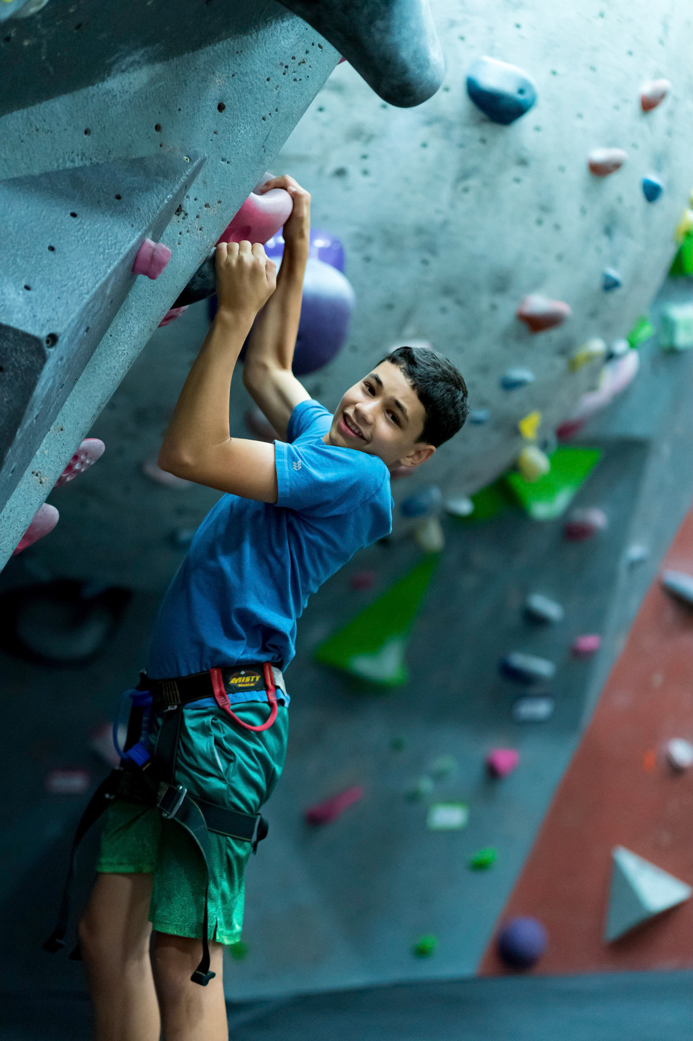 Judah’s bar mitzvah party at Movement climbing gym in Rockville on Sunday, September 4, 2022.