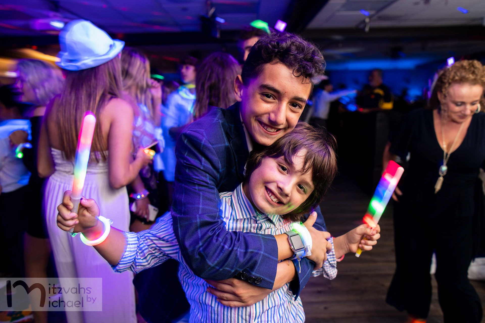Brandon’s Bar Mitzvah party at The Loft at 4935 in Bethesda, MD.