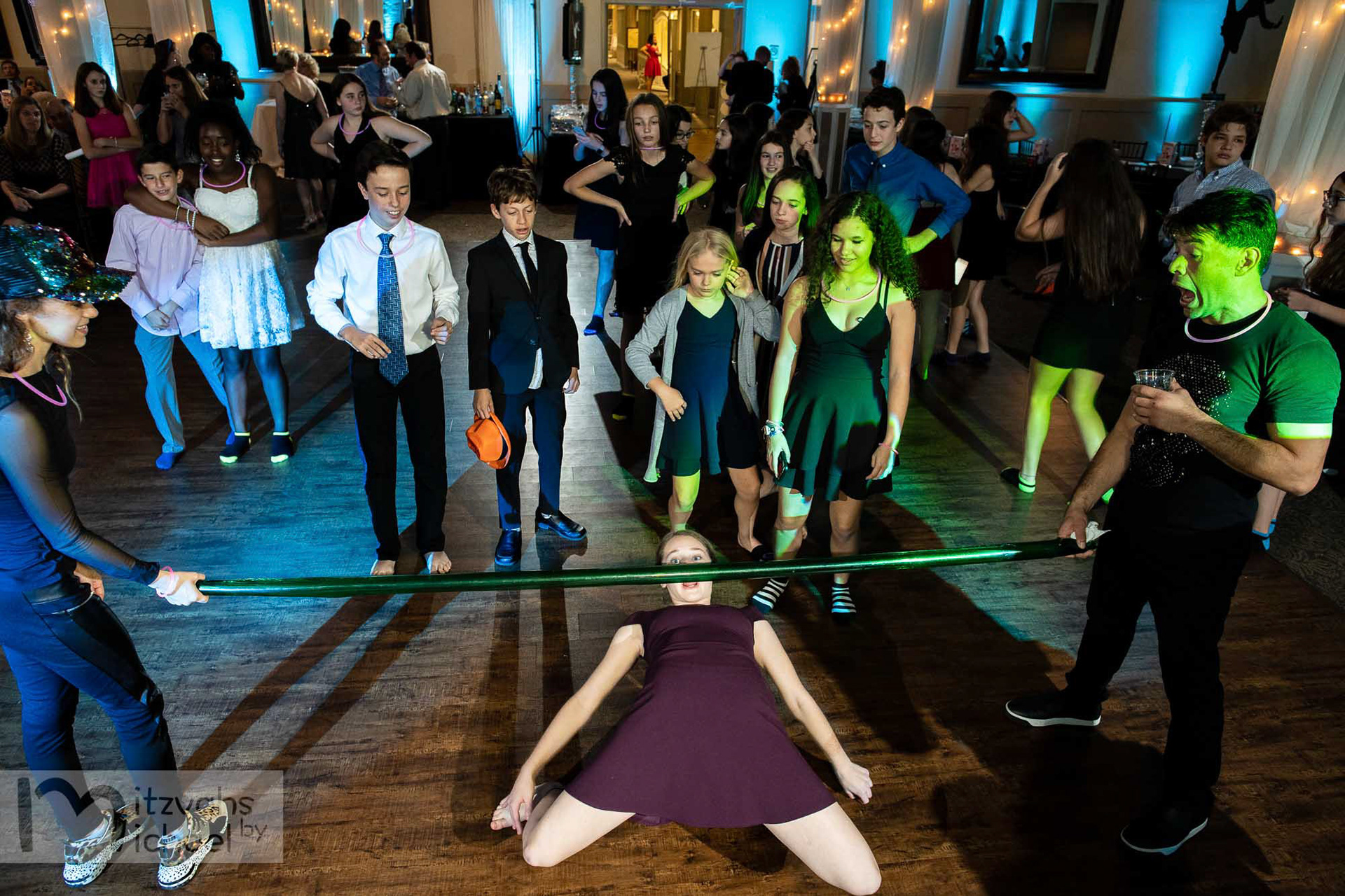 Cora’s Beth Shalom Bat Mitzvah party at The Great Room at Savage Mill.
