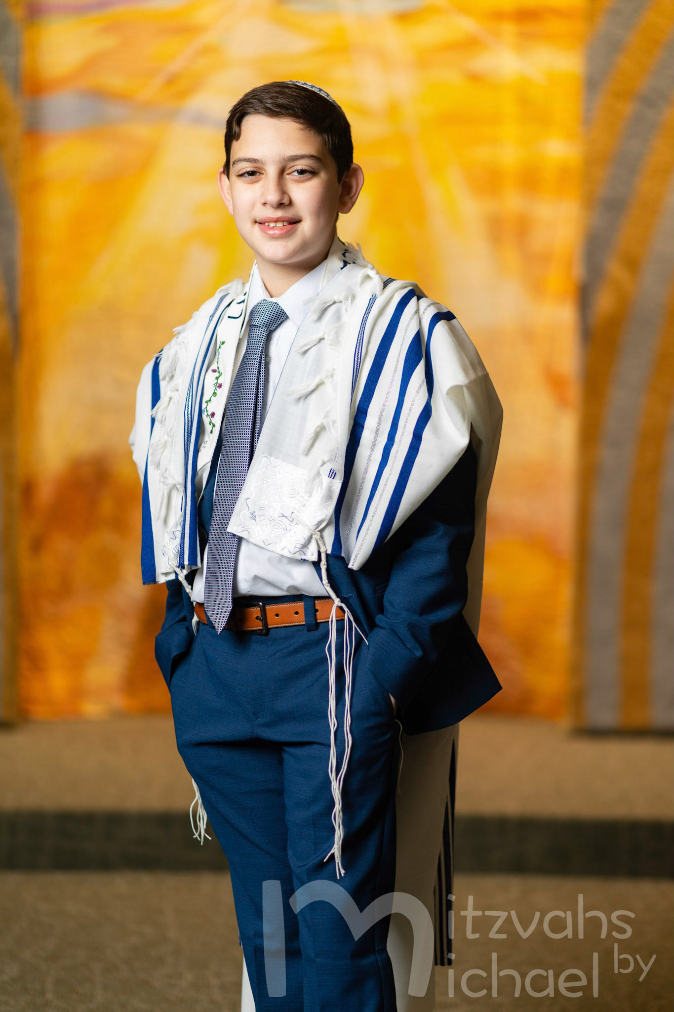 Ross’ Bar Mitzvah shacharit minyan on Monday, May 31, 2021.