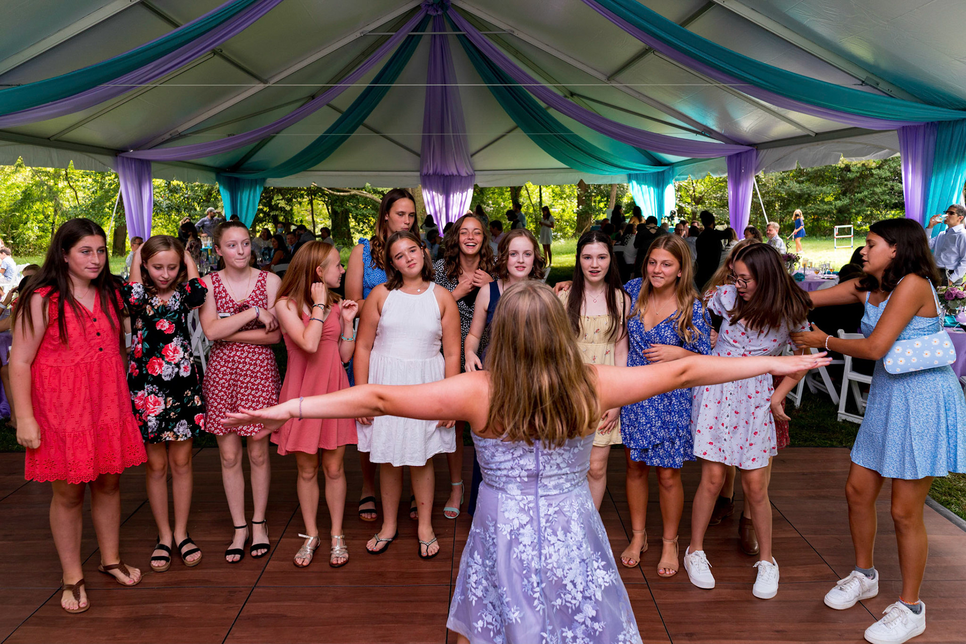 Dani has her long overdue Bat Mitzvah party at C.F. Smith Park on Saturday, September 25, 2021.