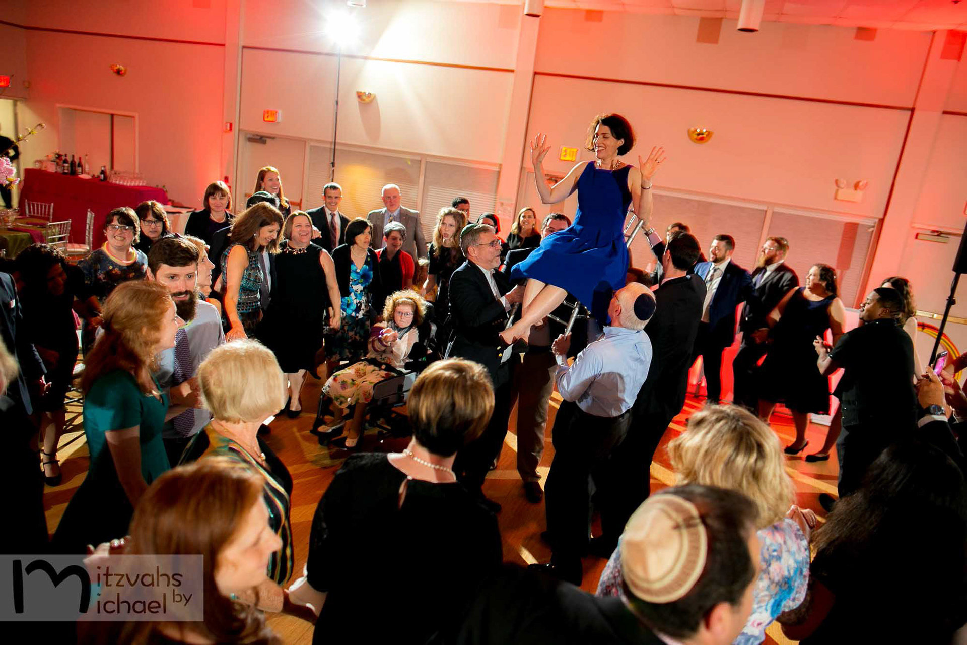Rachel's Agudas Achim, Alexandria, VA Bat Mitzvah by Mitzvahs by Michael Temchine Photography and Pop Color Events.