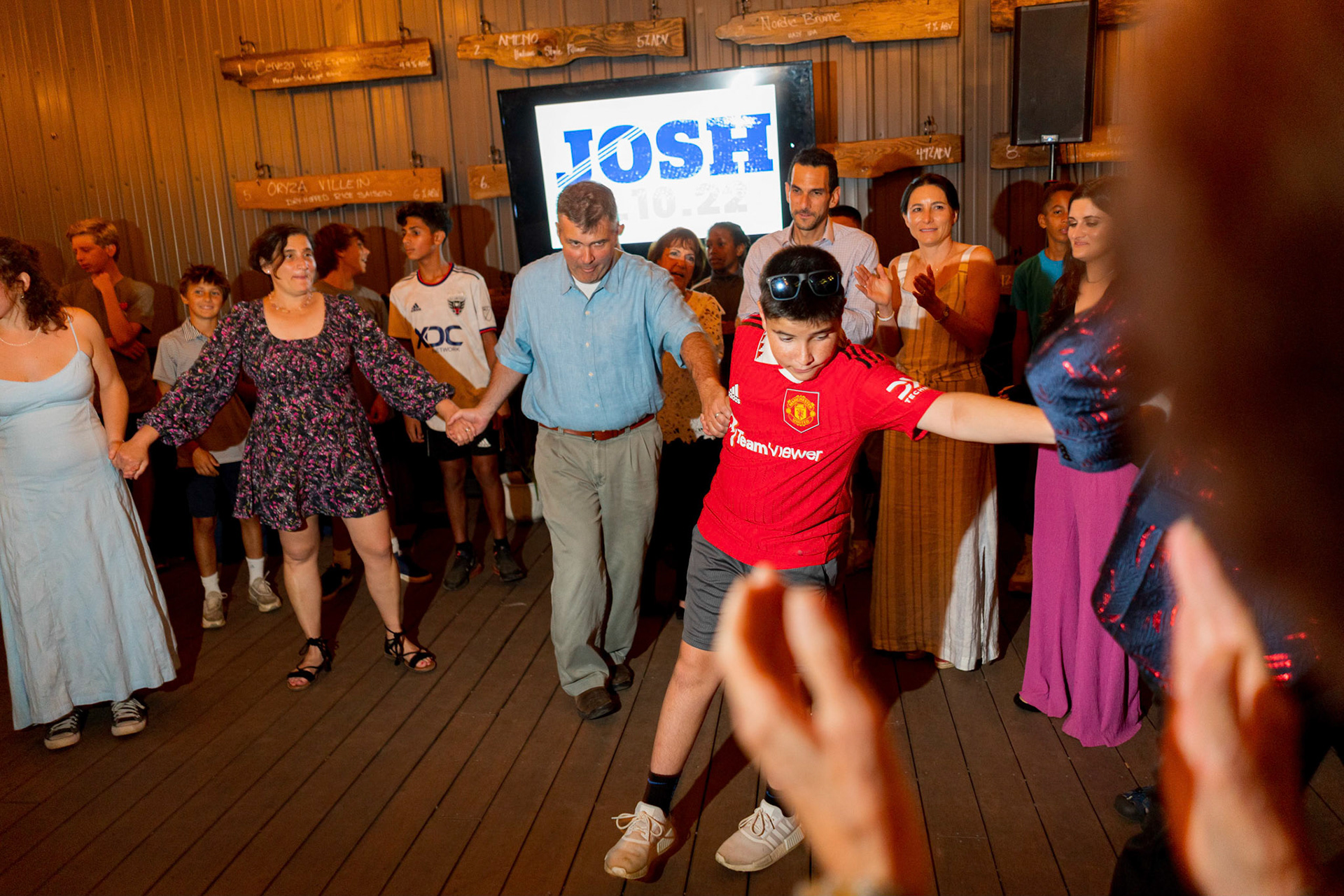 Josh’s Bar Mitzvah portraits at Temple Shalom in Silver Spring and party at Elder Pine Brewing &amp; Blending Co in Gaithersburg, MD.