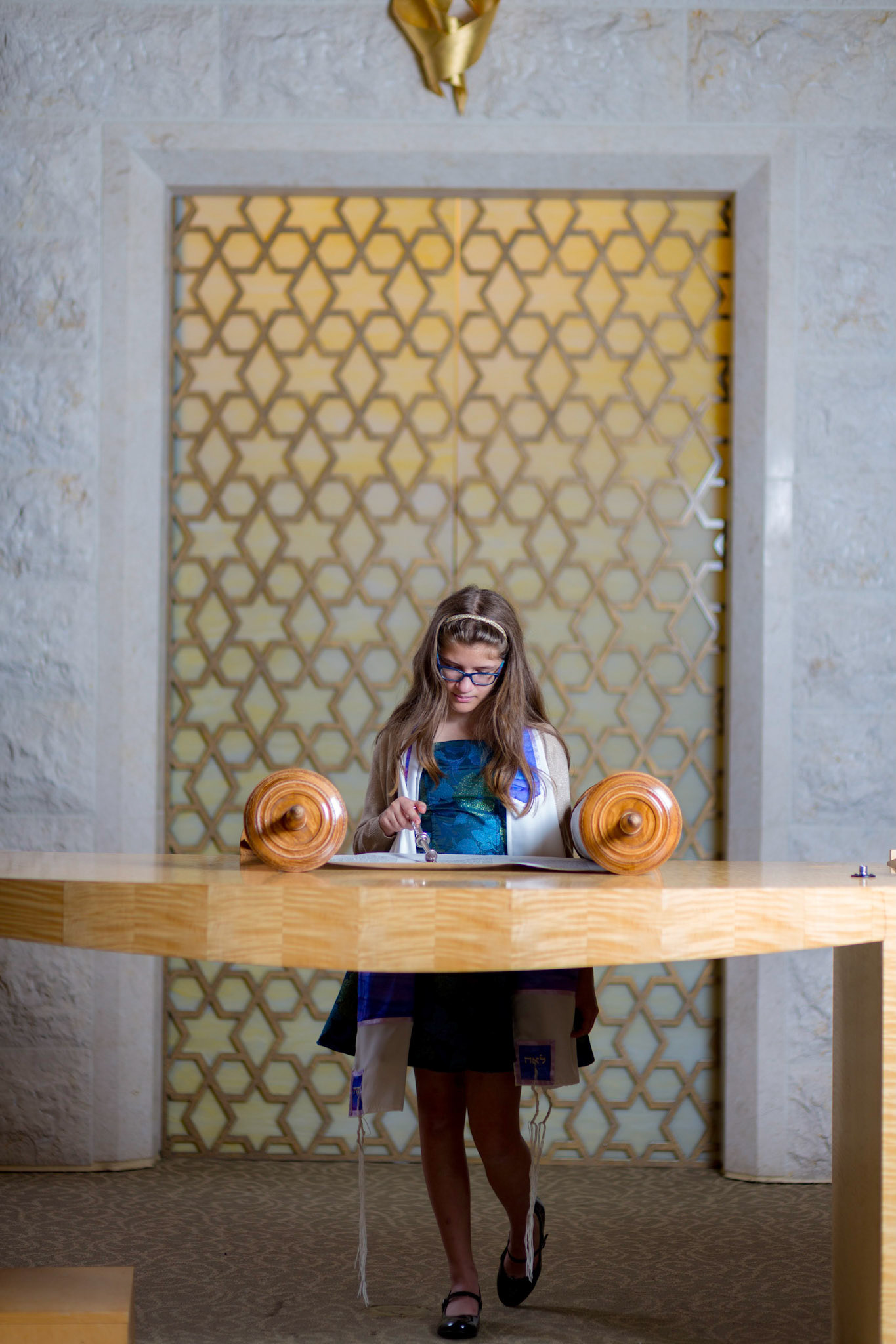 Bnai Mitzvah of Eric and Lana at Temple Isaiah in Fulton, MD.