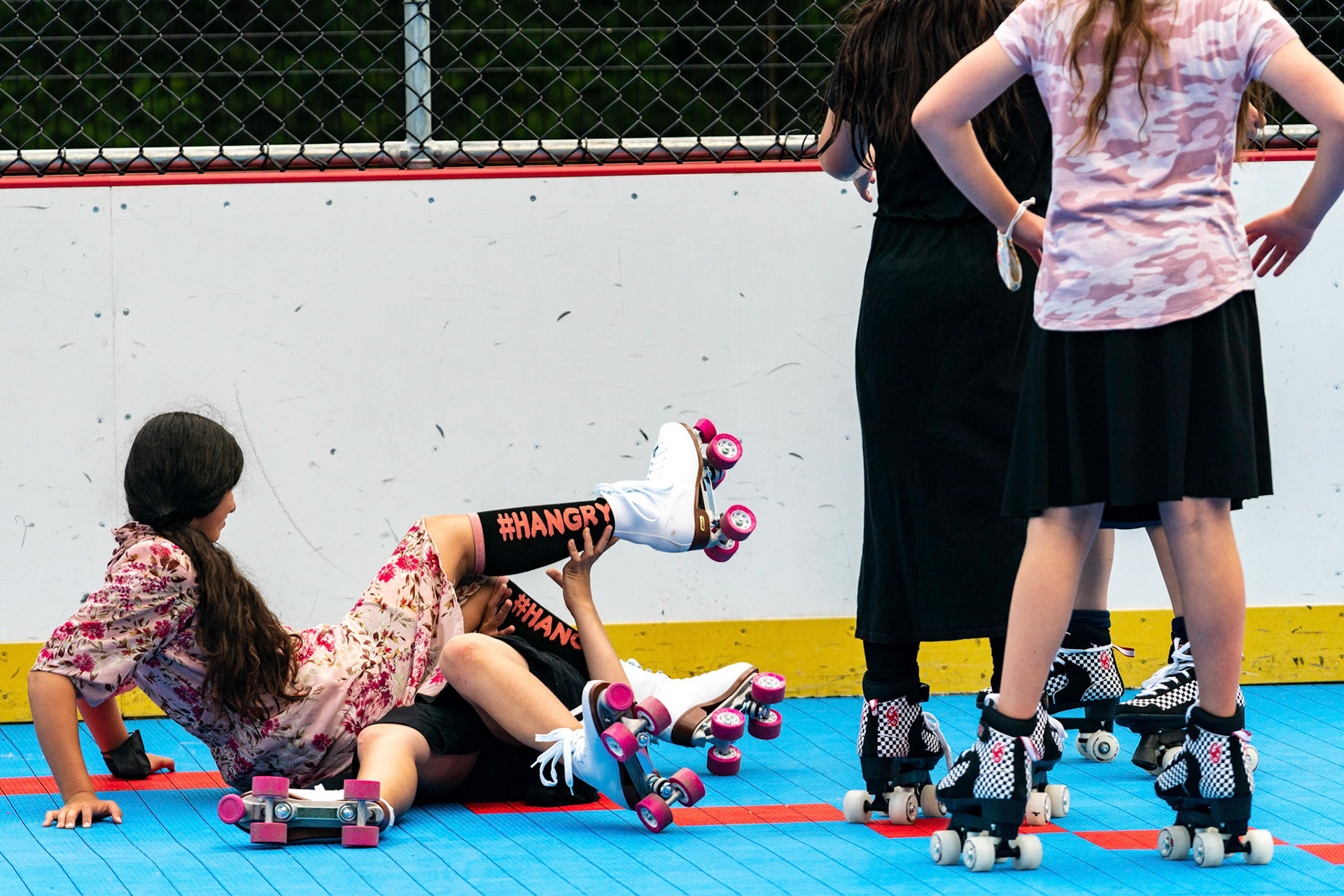 Leora’s Bat Mitzvah roller skating party on Sunday, June 6, 2021.