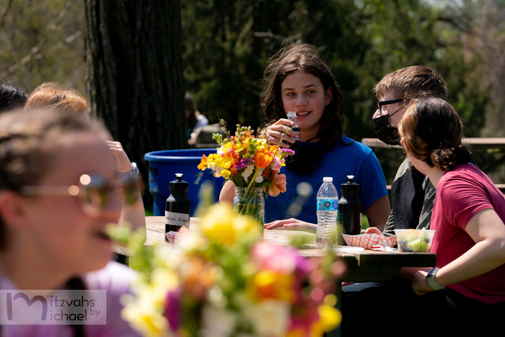 Micah’s Bar Mitzvah party at the Maryland Zoo.