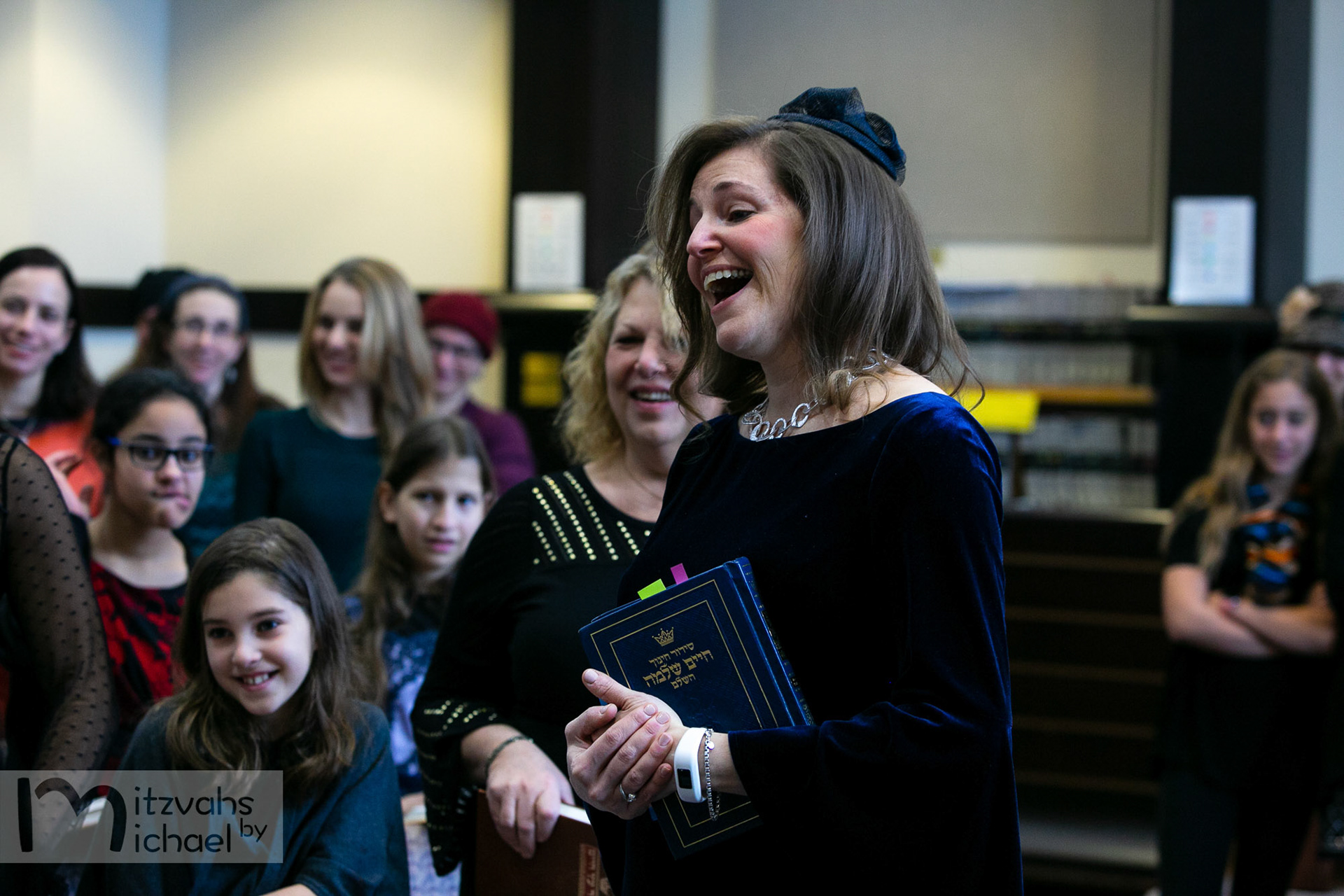 Modern Orthodox Jewish Bat Mitzvah at Beth Sholom in Potomac, MD on Sunday, December 9, 2018 of Libby Hurwitz.