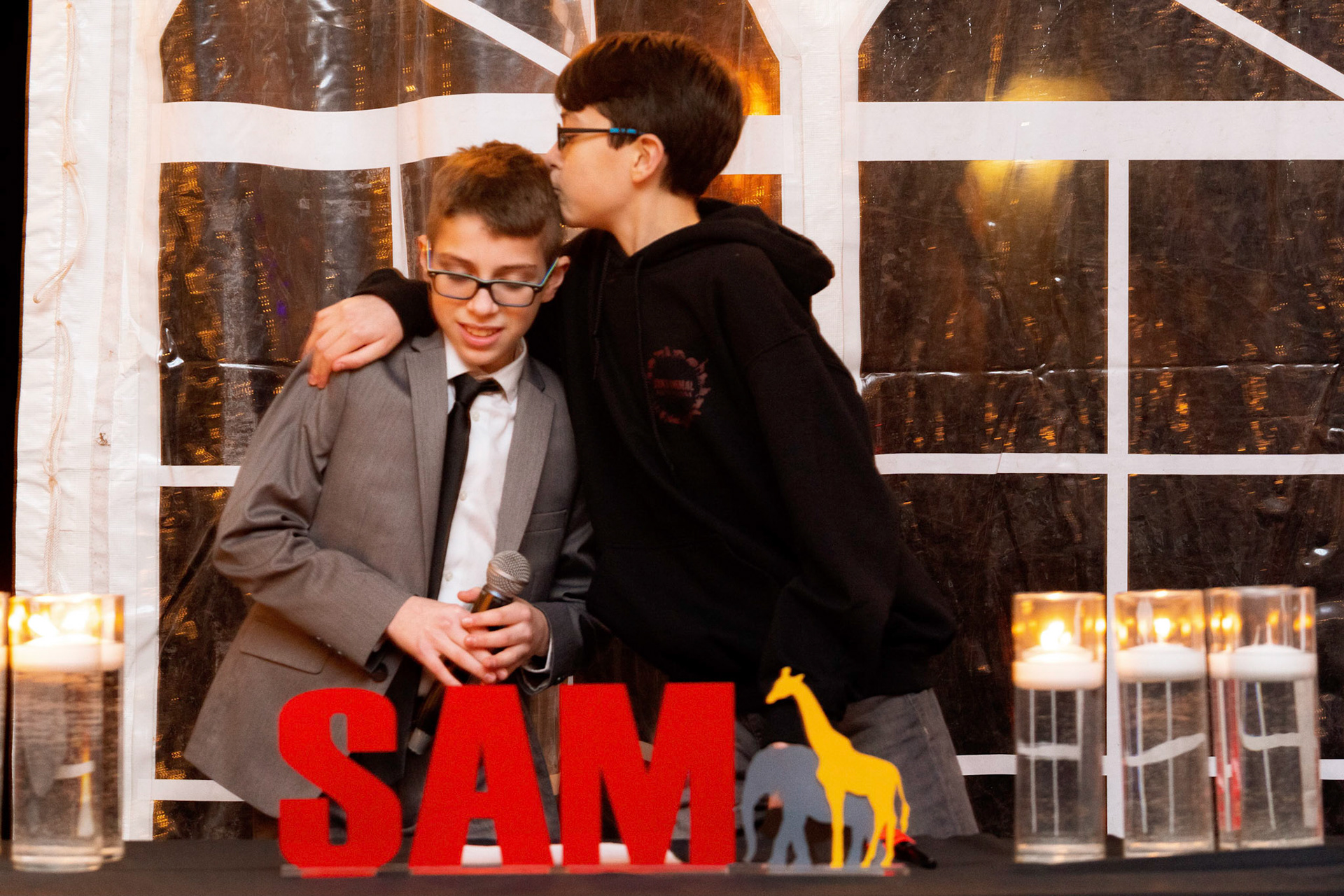 Sam’s Bar Mitzvah party at Glen Echo, on Saturday, December 18, 2021.