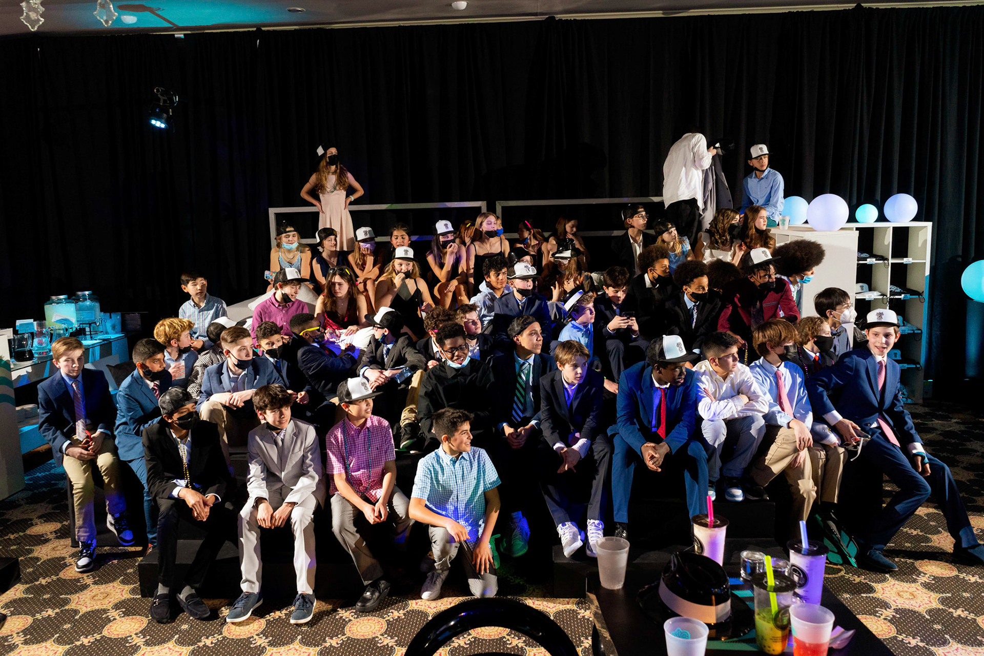 Zach and Eli’s Bnai Mitzvah party at the Westwood Country Club in Vienna, VA on Saturday, February 26, 2022.