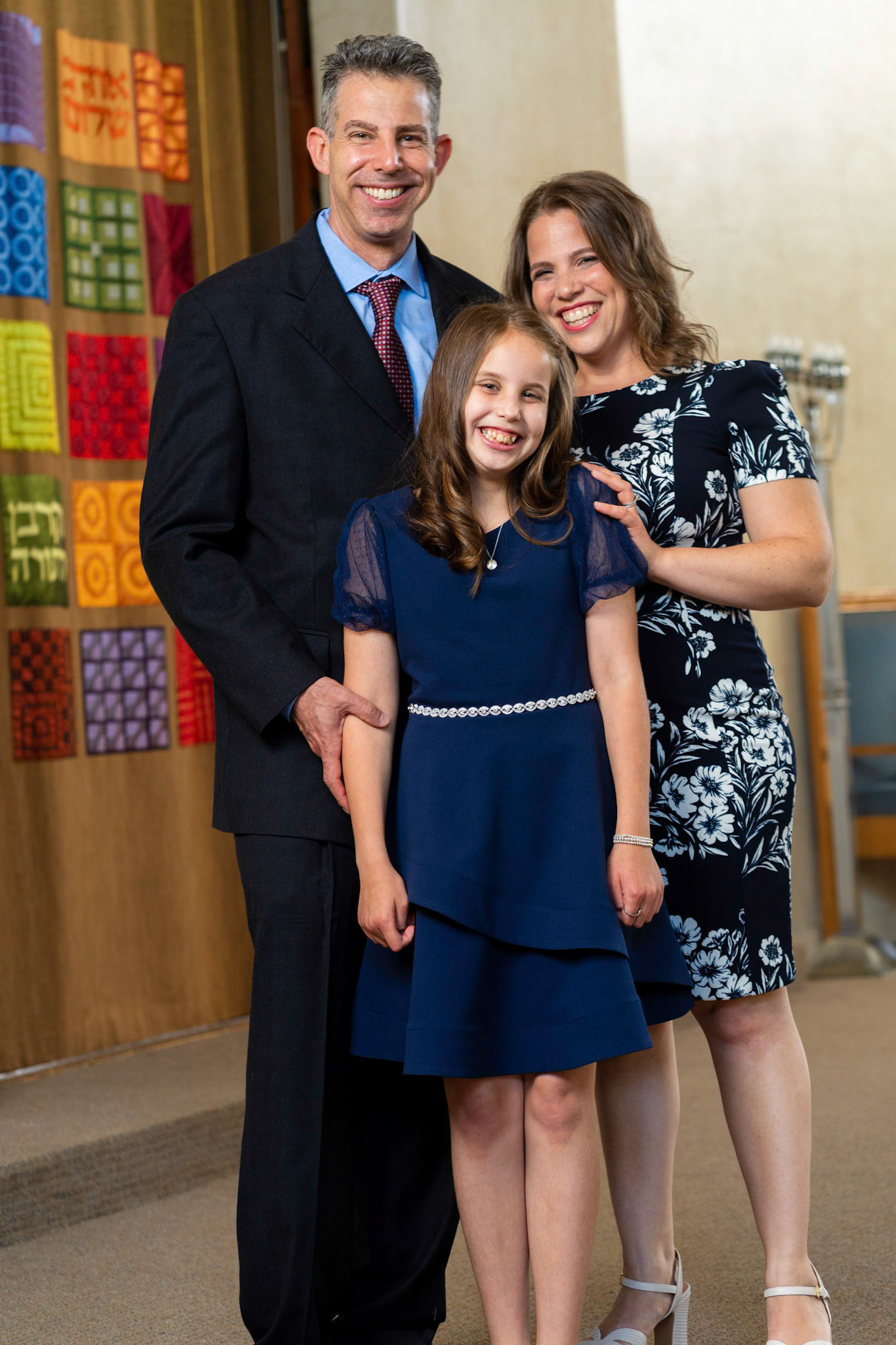 Leora’s Bat Mitzvah portrait session at Ohev Sholom in Washington D.C.