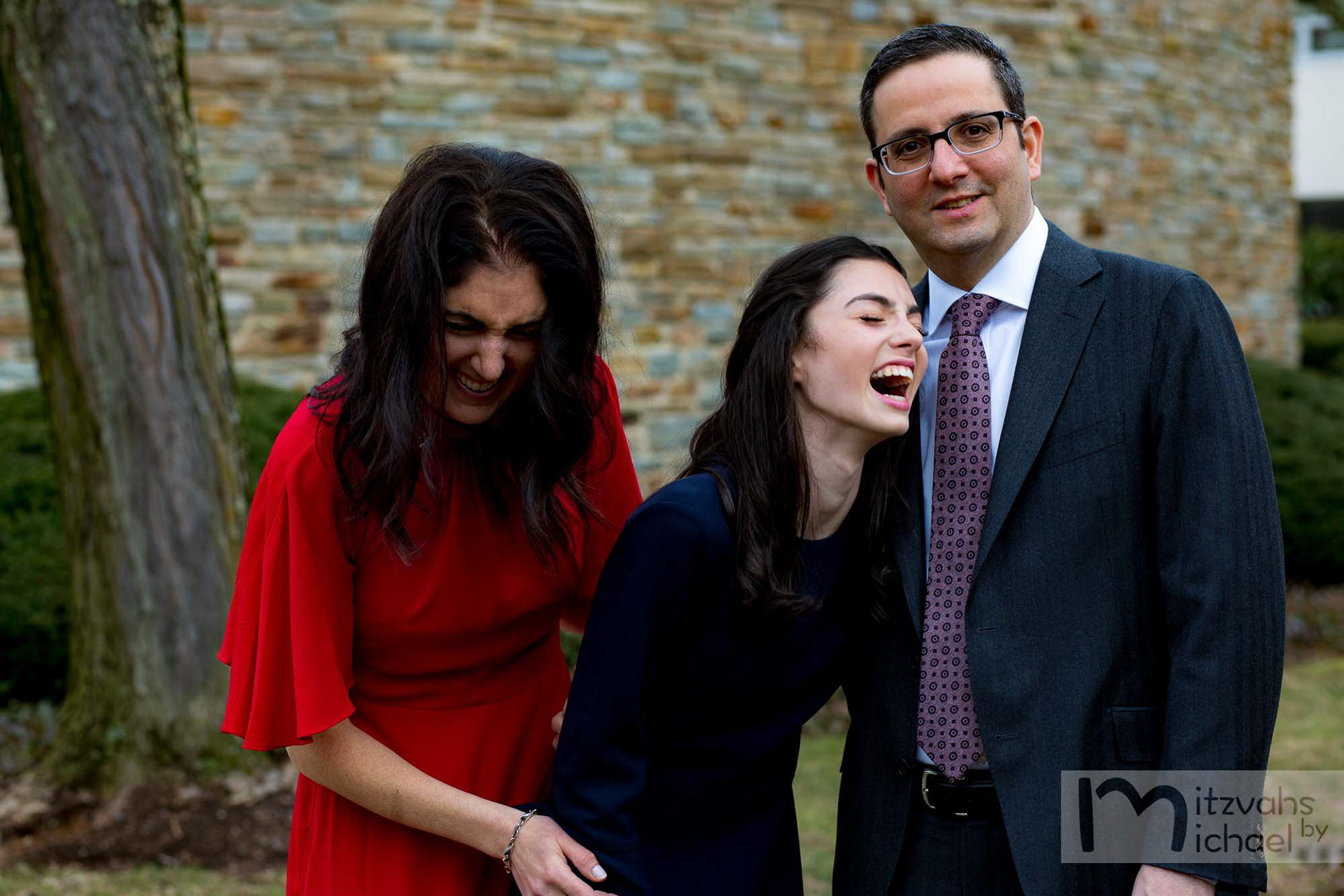 Linley's Bat Mitzvah portrait session at Chizuk Amuno in Baltimore, MD.