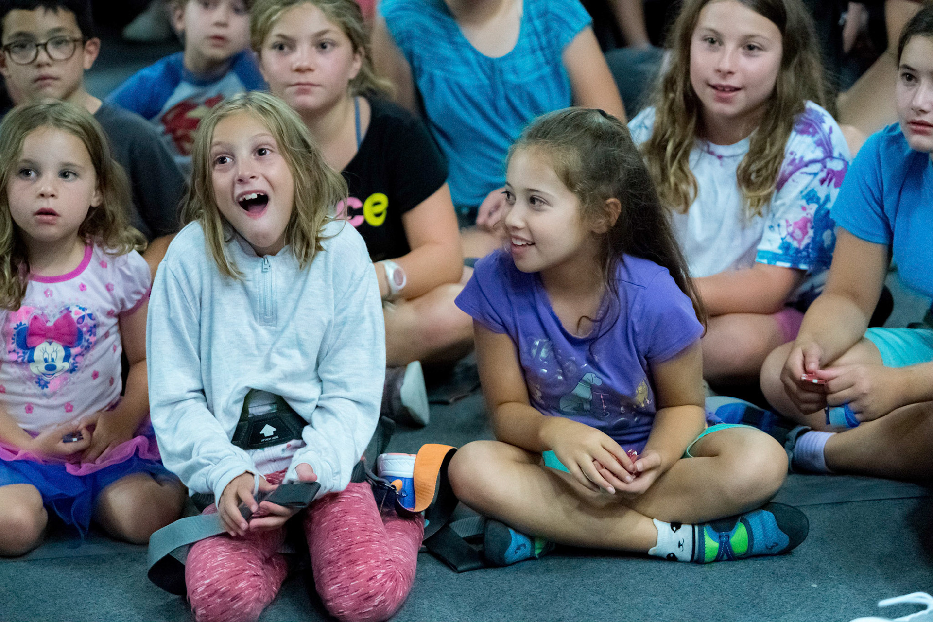 Judah’s bar mitzvah party at Movement climbing gym in Rockville on Sunday, September 4, 2022.