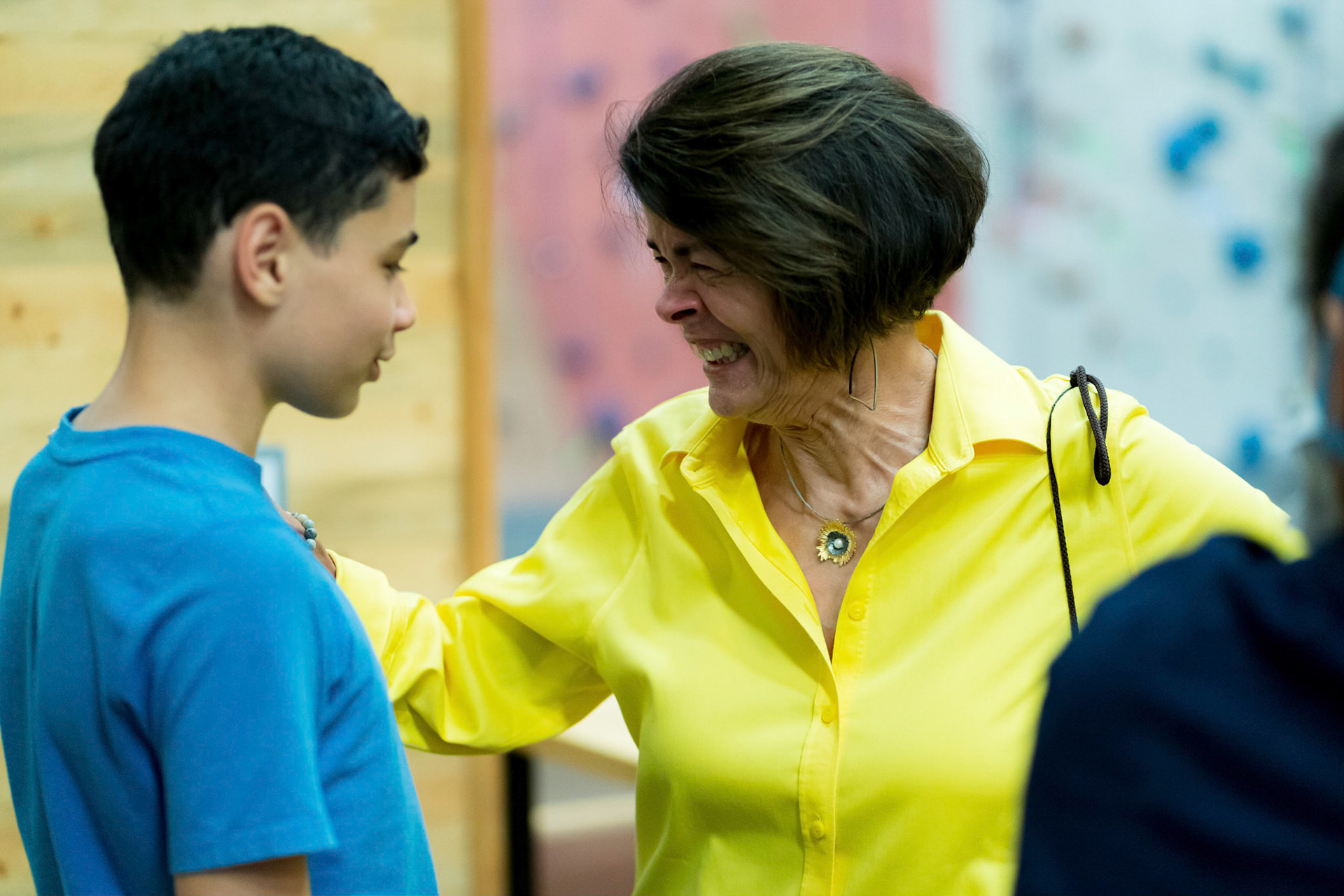 Judah’s bar mitzvah party at Movement climbing gym in Rockville on Sunday, September 4, 2022.