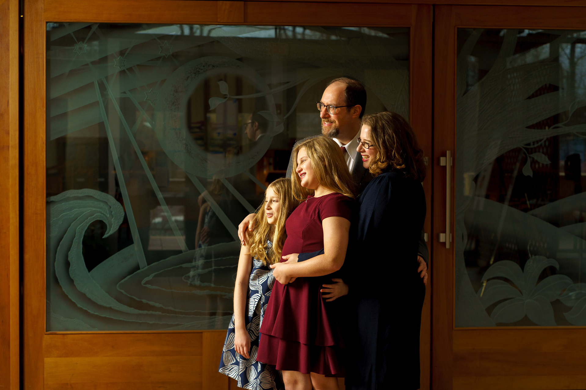 Dani’s Temple Rodef Shalom Bat Mitzvah portraits.