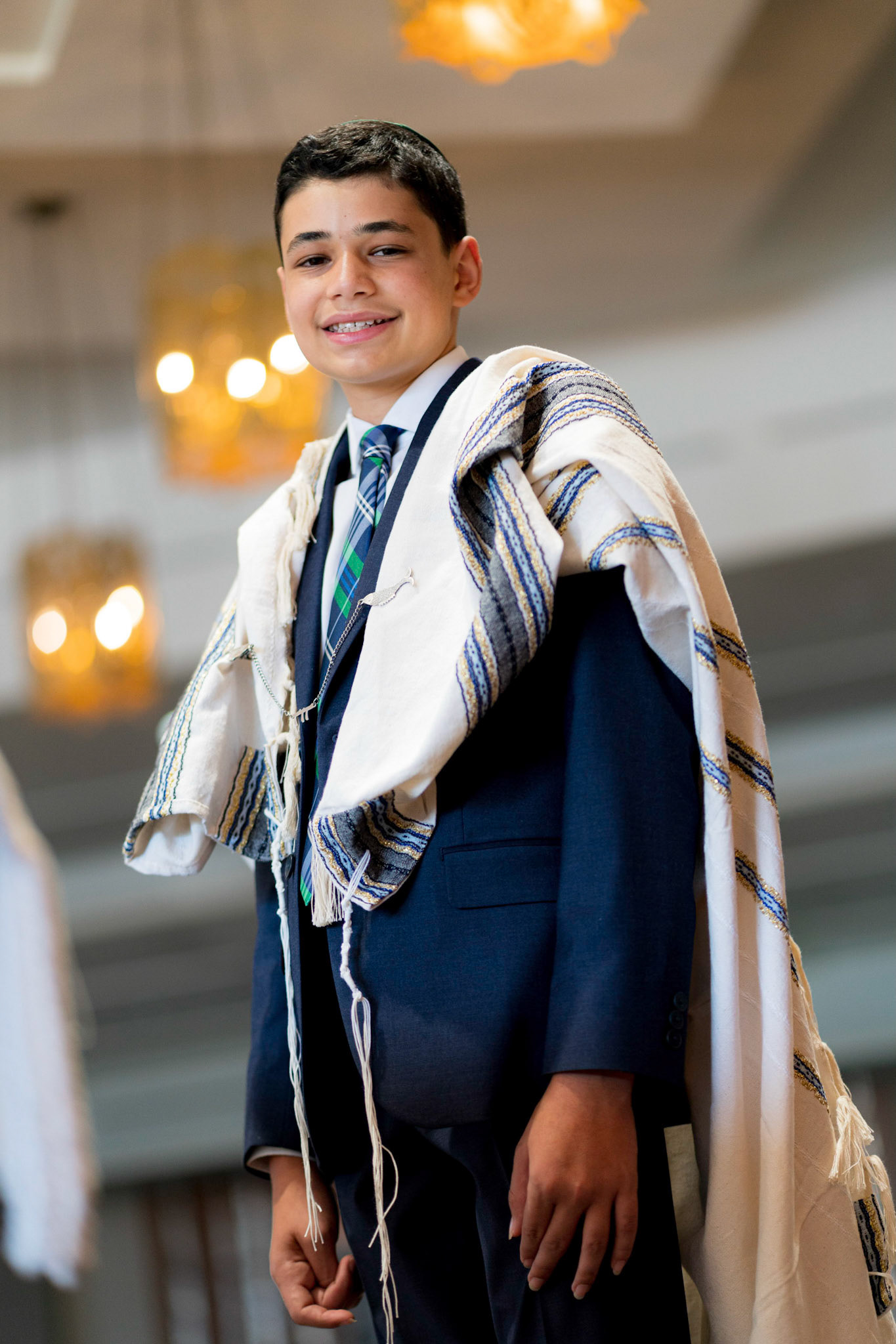 Judah’s bar mitzvah portraits at Ohr Kodesh in Silver Spring on Thursday, September 1, 2022.