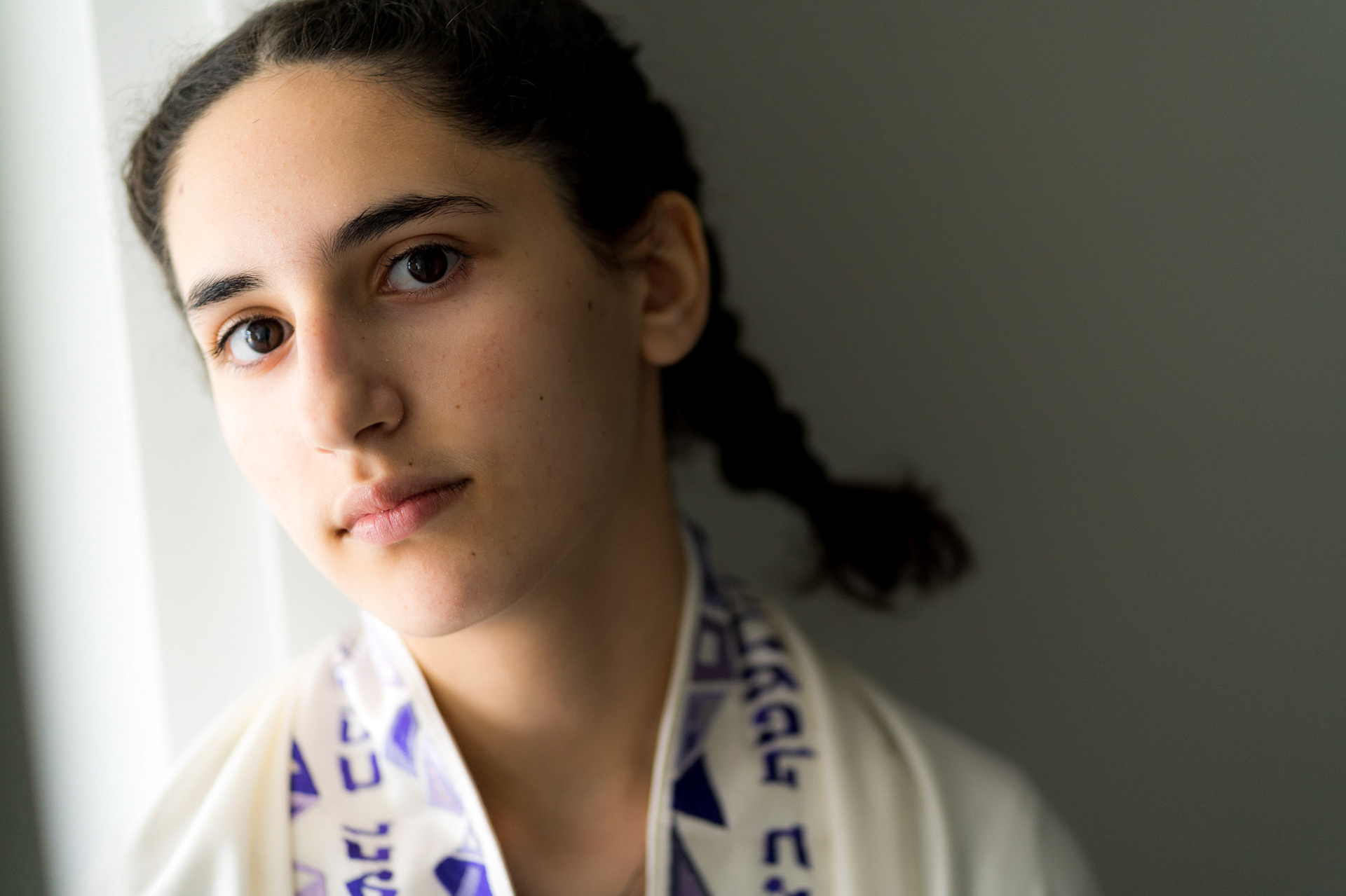 Ilana’s Bat Mitzvah rehearsal at Bat Chaverim in Columbia, MD.