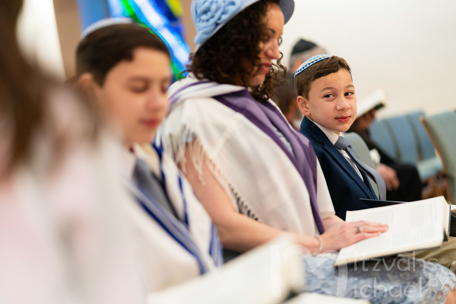Ross’ Bar Mitzvah shacharit minyan on Monday, May 31, 2021.