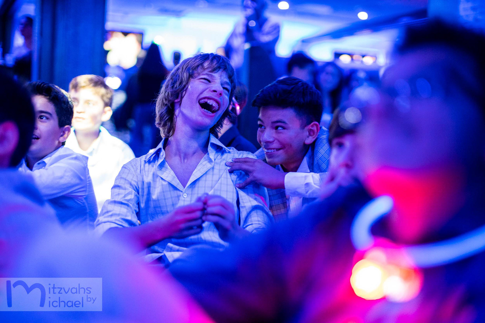 Brandon’s Bar Mitzvah party at The Loft at 4935 in Bethesda, MD.