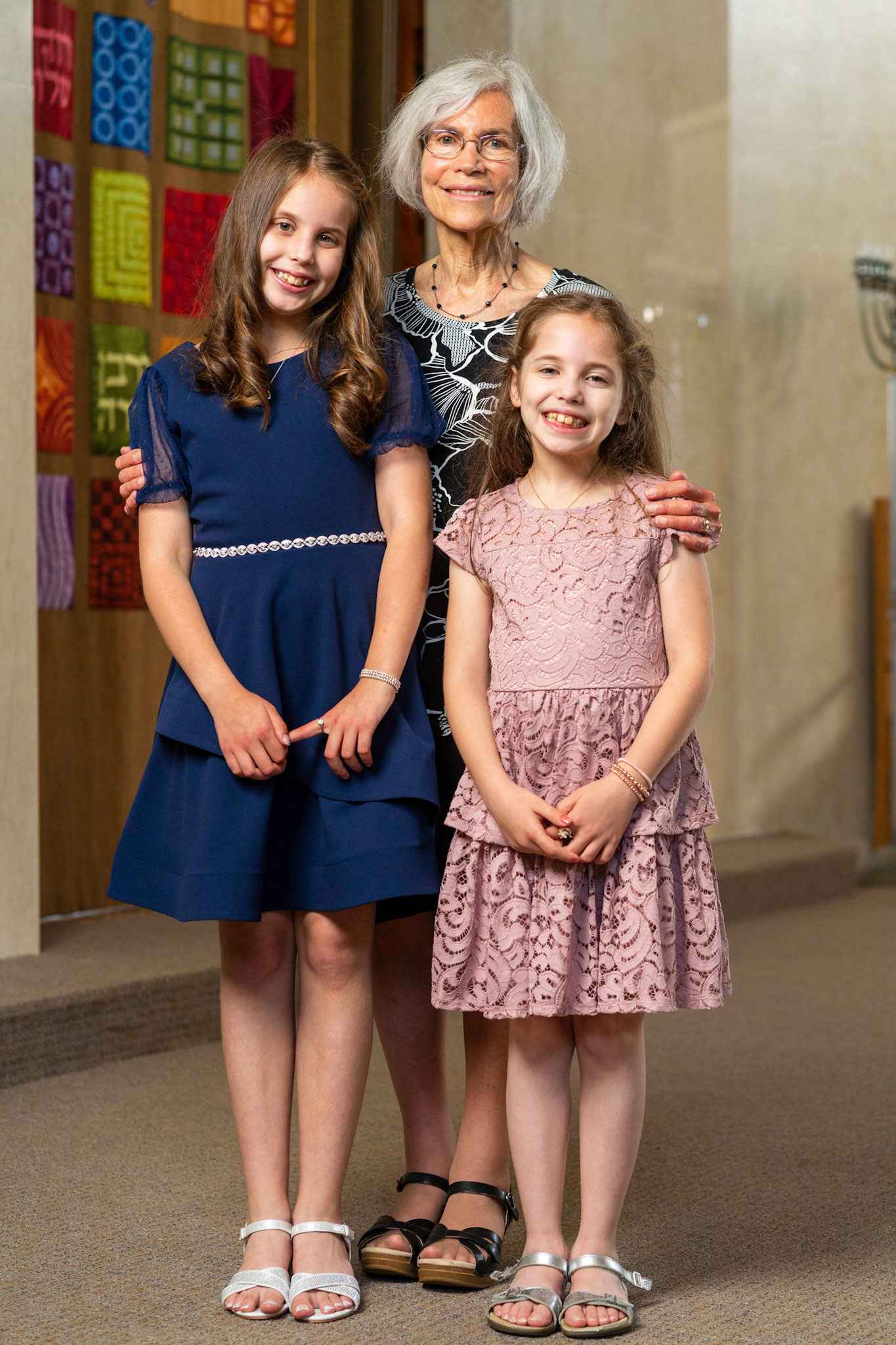 Leora’s Bat Mitzvah portrait session at Ohev Sholom in Washington D.C.