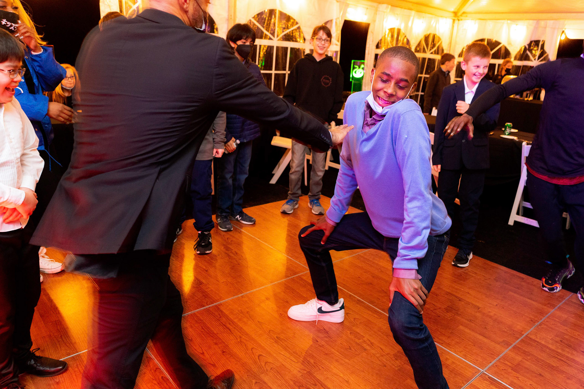 Sam’s Bar Mitzvah party at Glen Echo, on Saturday, December 18, 2021.