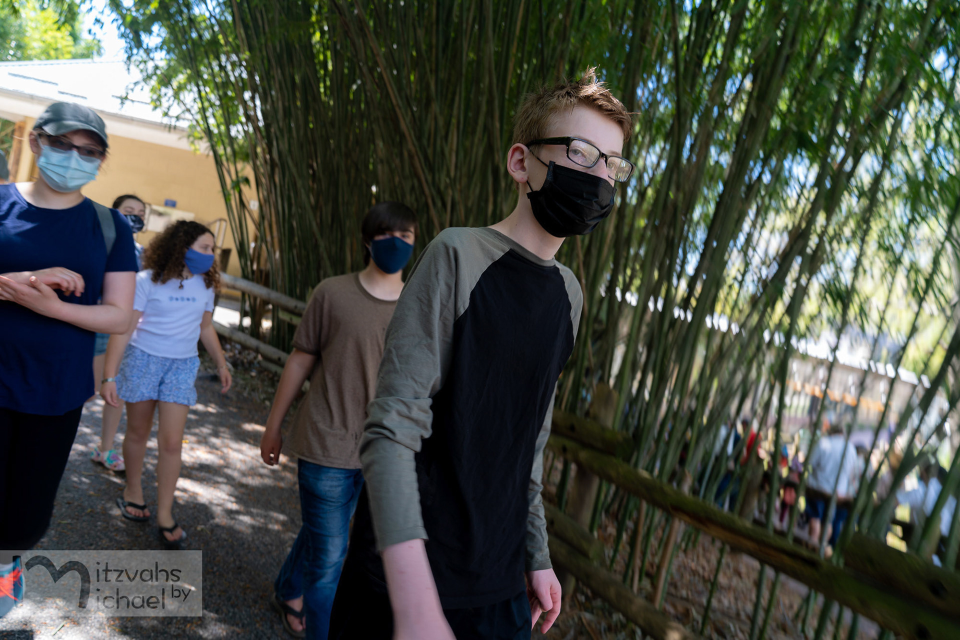 Micah’s Bar Mitzvah party at the Maryland Zoo.