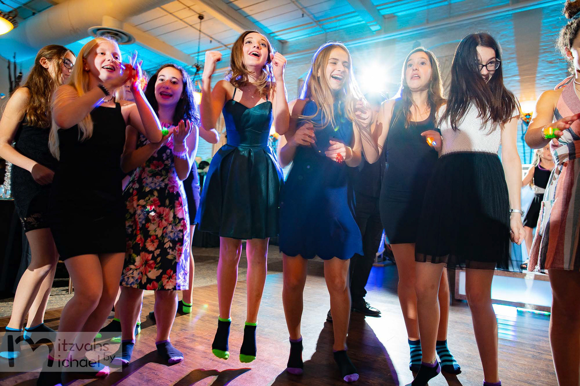 Cora’s Beth Shalom Bat Mitzvah party at The Great Room at Savage Mill.