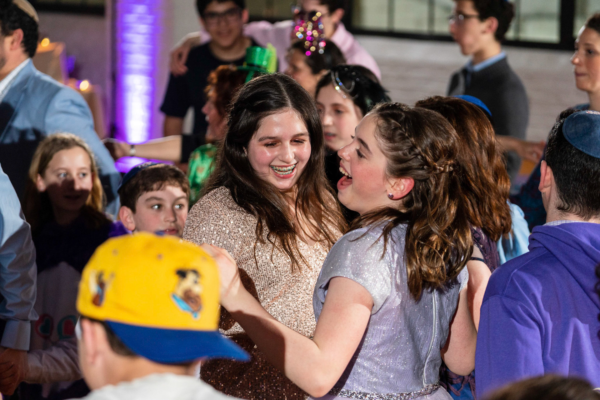 Talia’s bat mitzvah and Megillah reading on Purim on March 18, 2022 at the Accelerator Space in Baltimore, MD