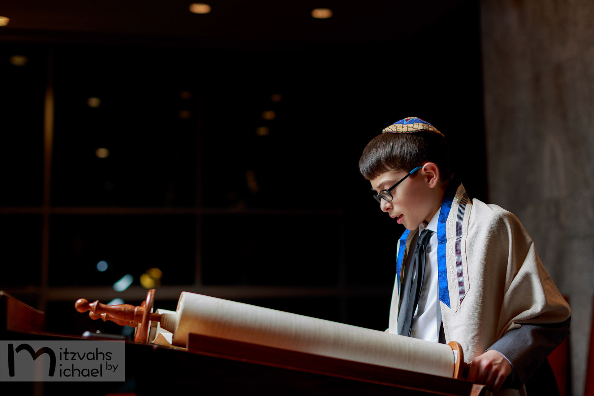 Max’s Temple Sinai Bar Mitzvah portrait session in Washington D.C. on Wednesday, December 4, 2019.