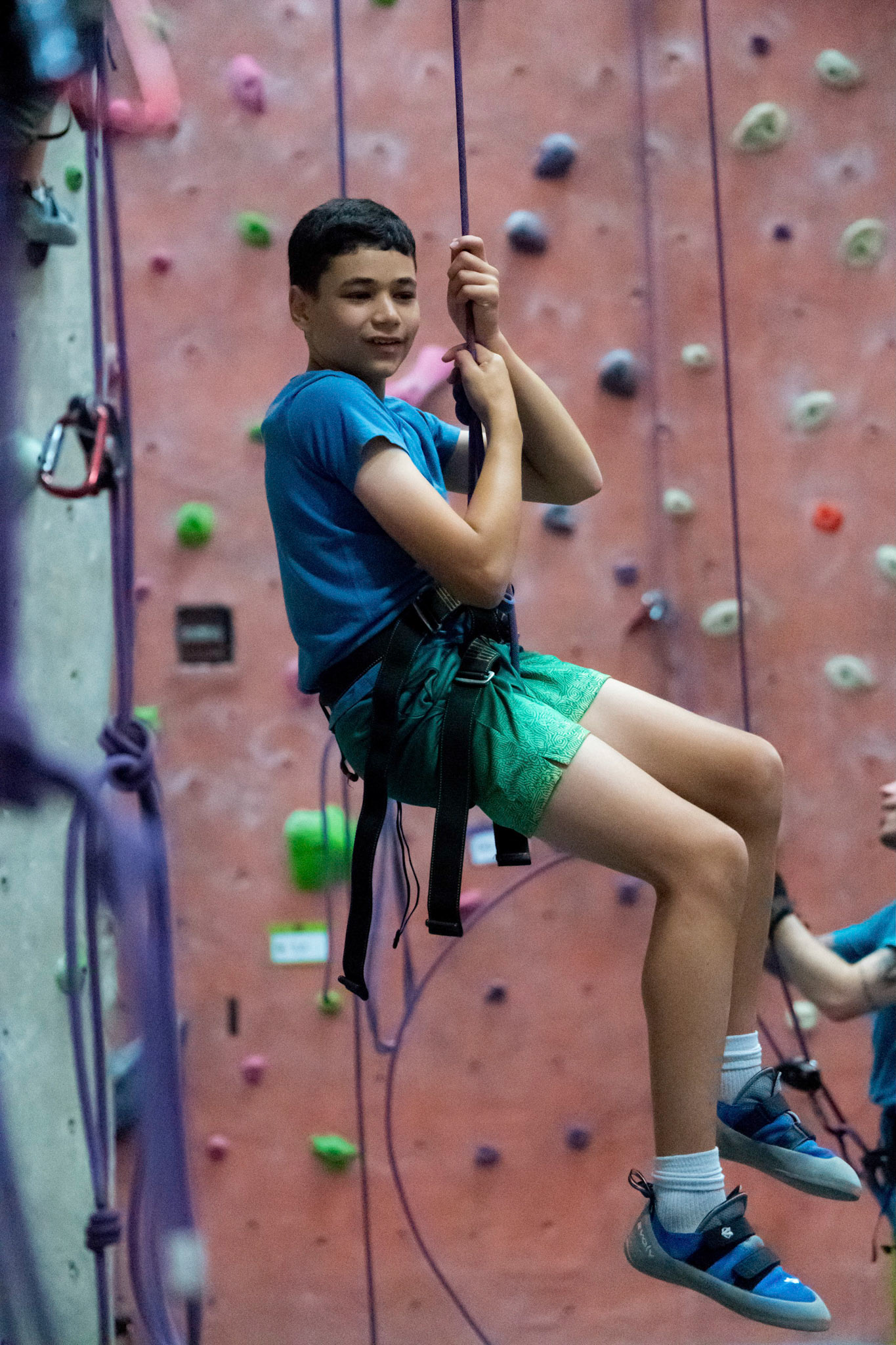 Judah’s bar mitzvah party at Movement climbing gym in Rockville on Sunday, September 4, 2022.