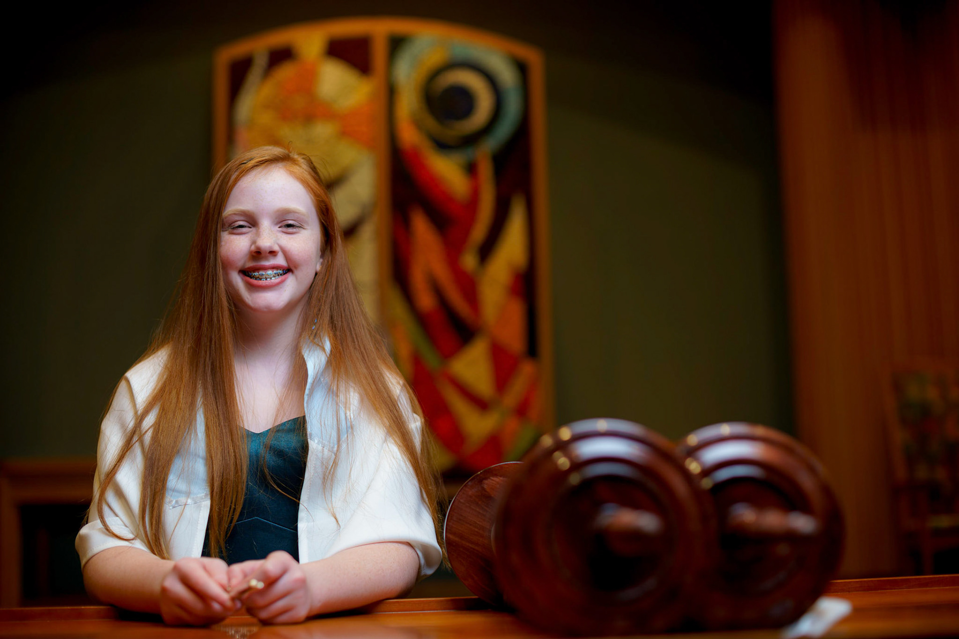 Elizabeth’s Oheb Shalom Bat Mitzvah portraits on Friday, January 17, 2020.