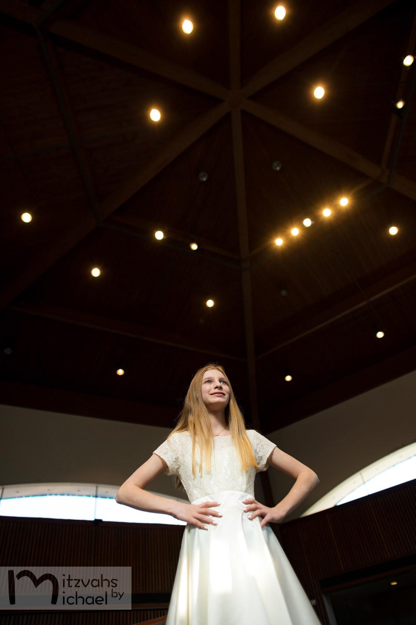 Sydney’s Bat Mitzvah portraits at Temple Rodef Shalom.