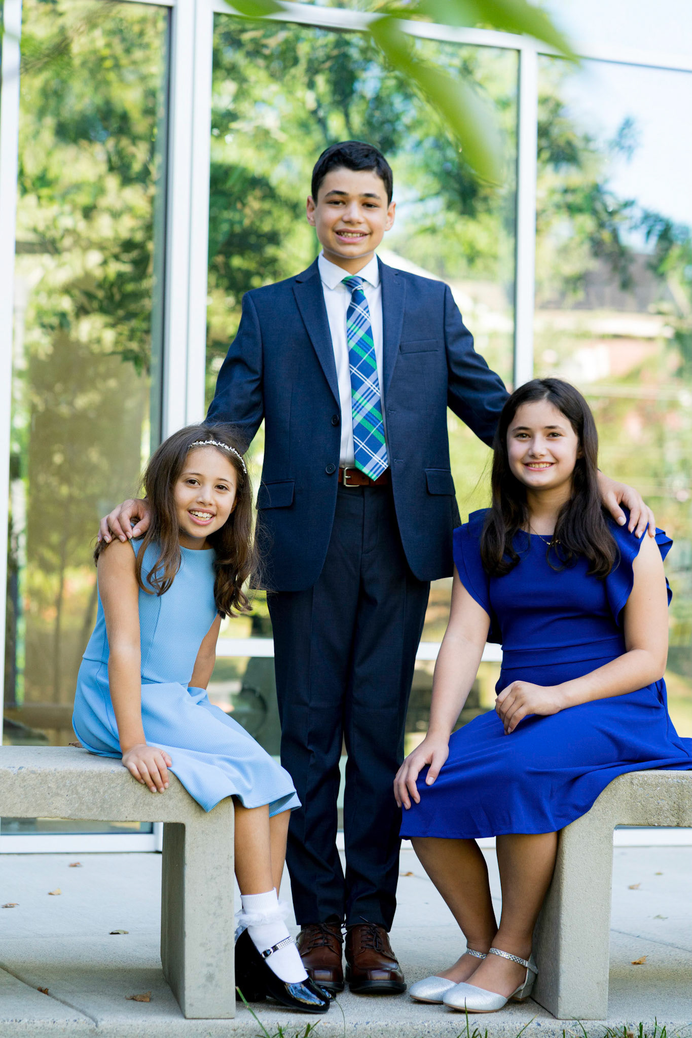 Judah’s bar mitzvah portraits at Ohr Kodesh in Silver Spring on Thursday, September 1, 2022.