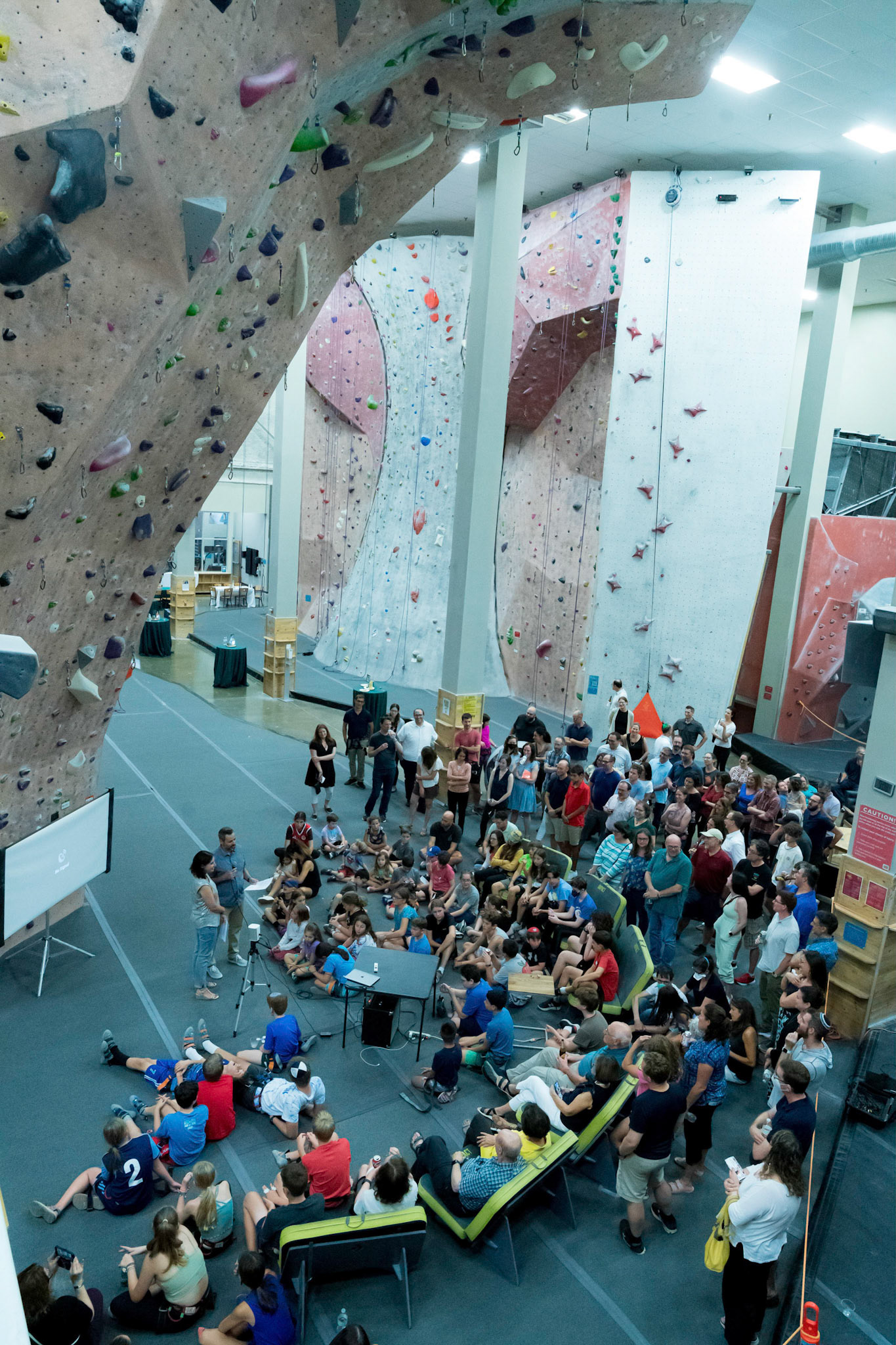 Judah’s bar mitzvah party at Movement climbing gym in Rockville on Sunday, September 4, 2022.