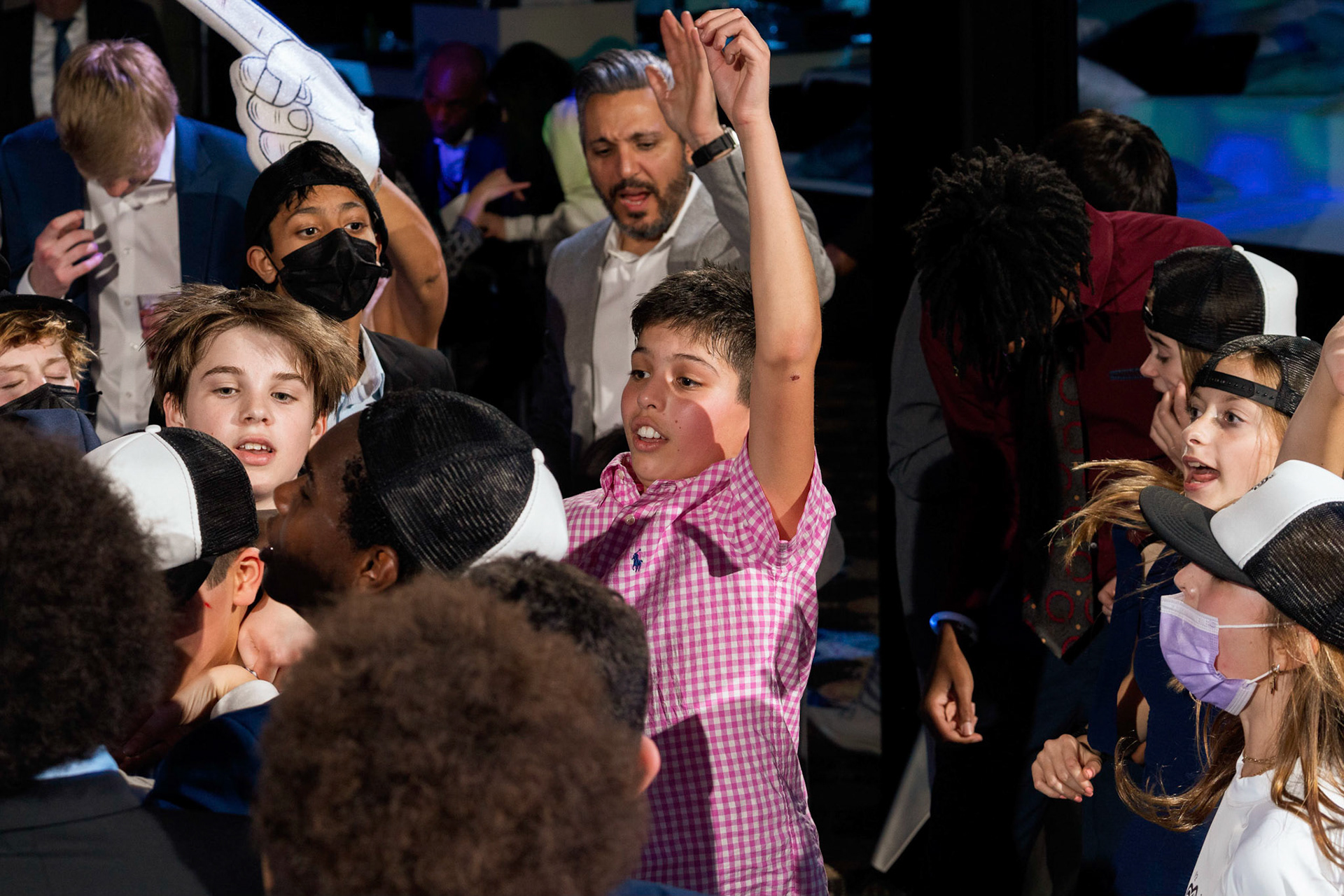 Zach and Eli’s Bnai Mitzvah party at the Westwood Country Club in Vienna, VA on Saturday, February 26, 2022.