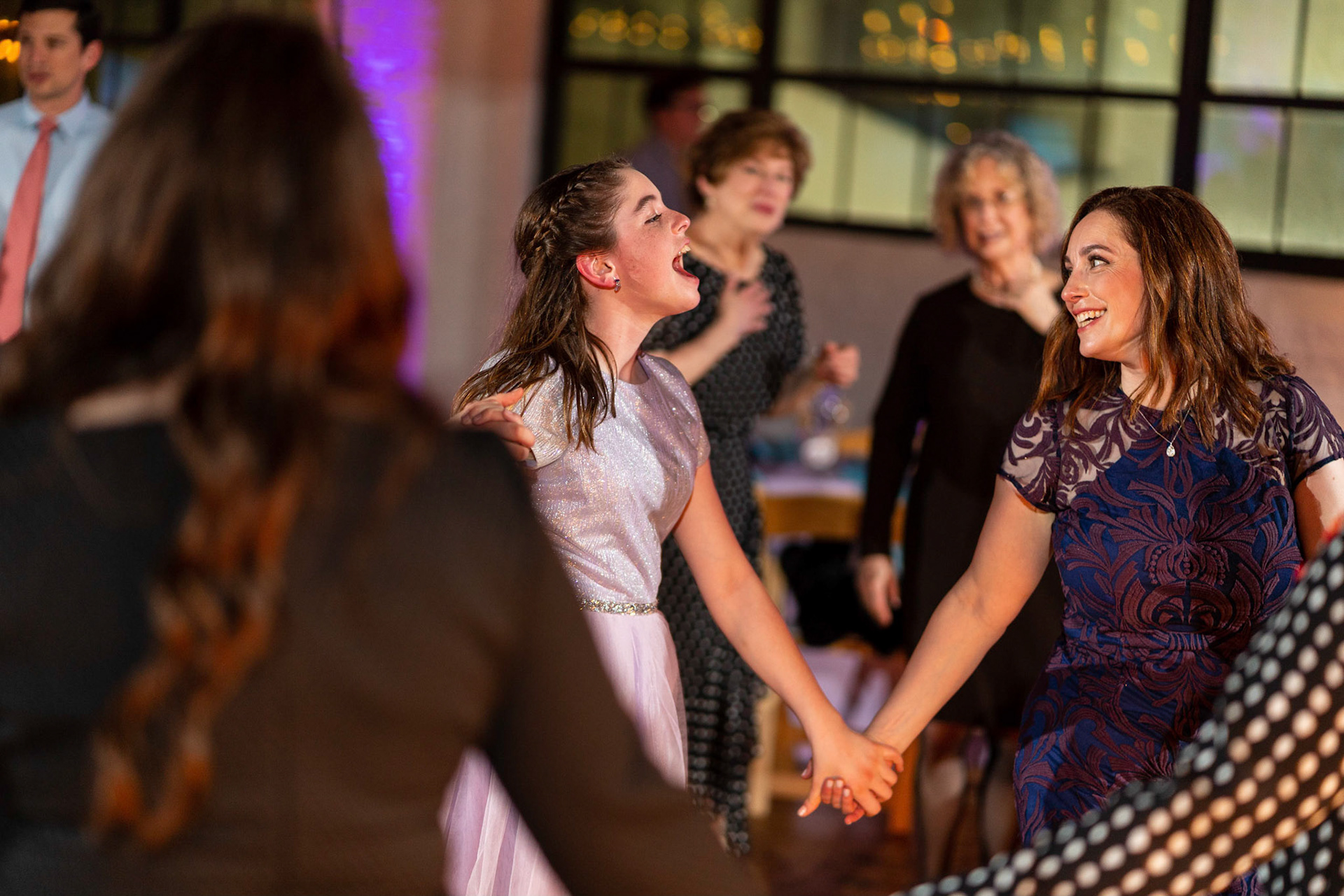 Talia’s bat mitzvah and Megillah reading on Purim on March 18, 2022 at the Accelerator Space in Baltimore, MD