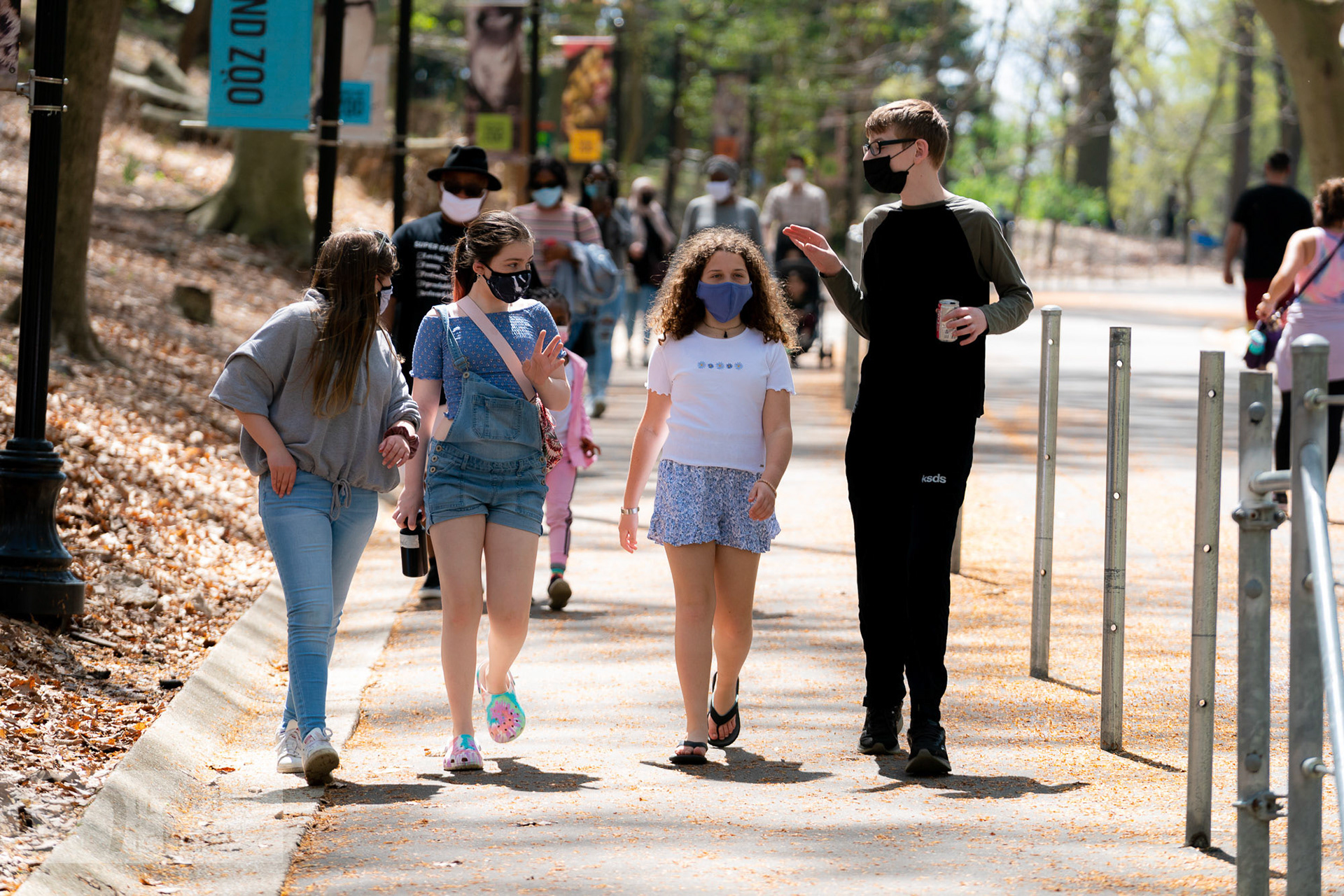 Micah’s Bar Mitzvah party at the Maryland Zoo.