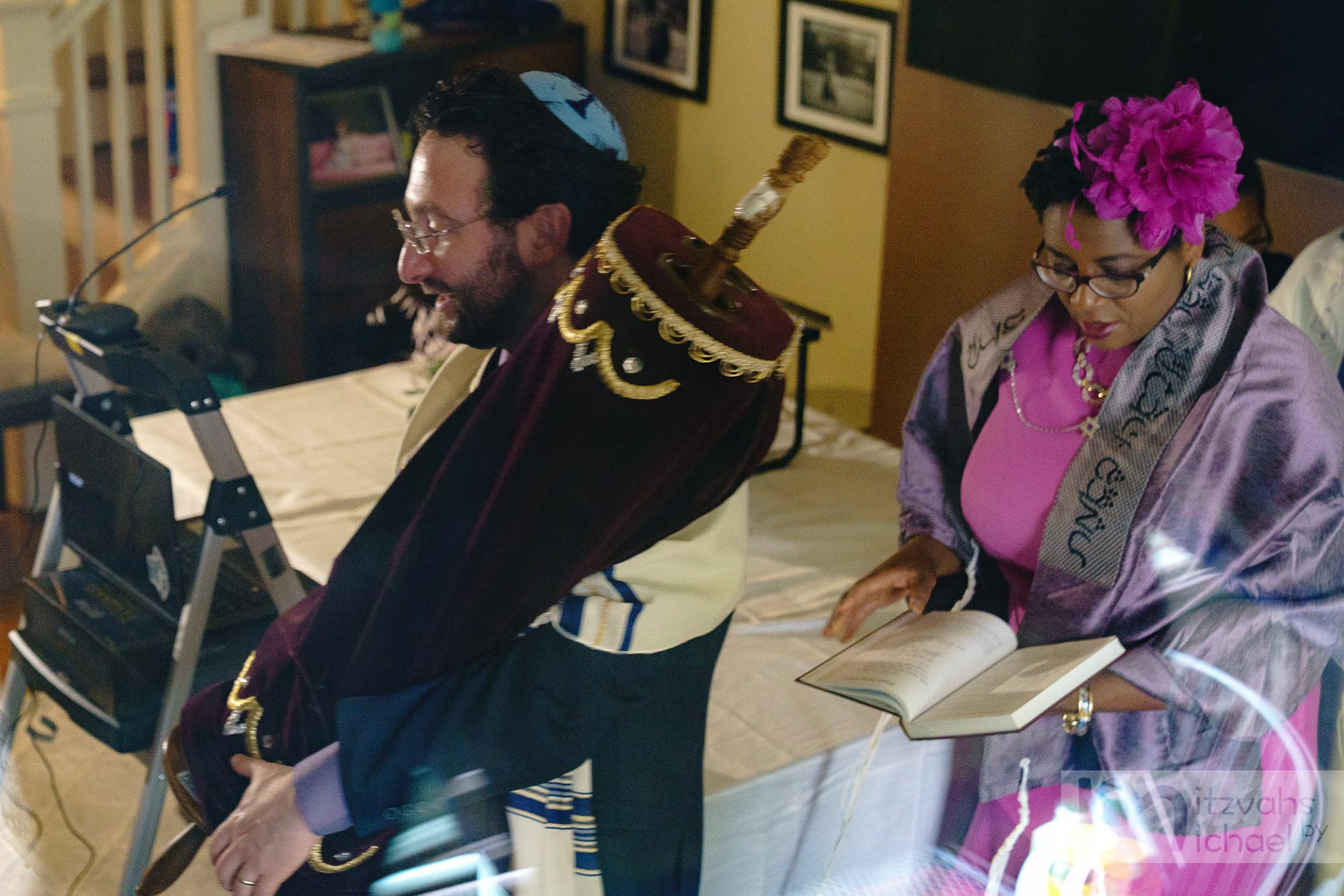 Eden’s Bat Mitzvah service from home on Thursday, May 21, 2020.