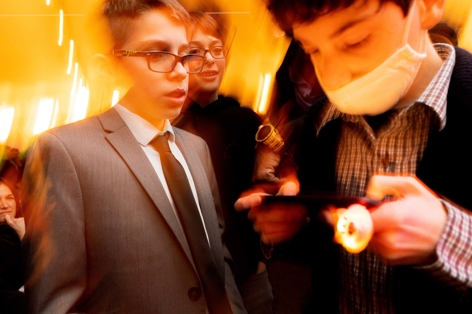 Sam’s Bar Mitzvah party at Glen Echo, on Saturday, December 18, 2021.