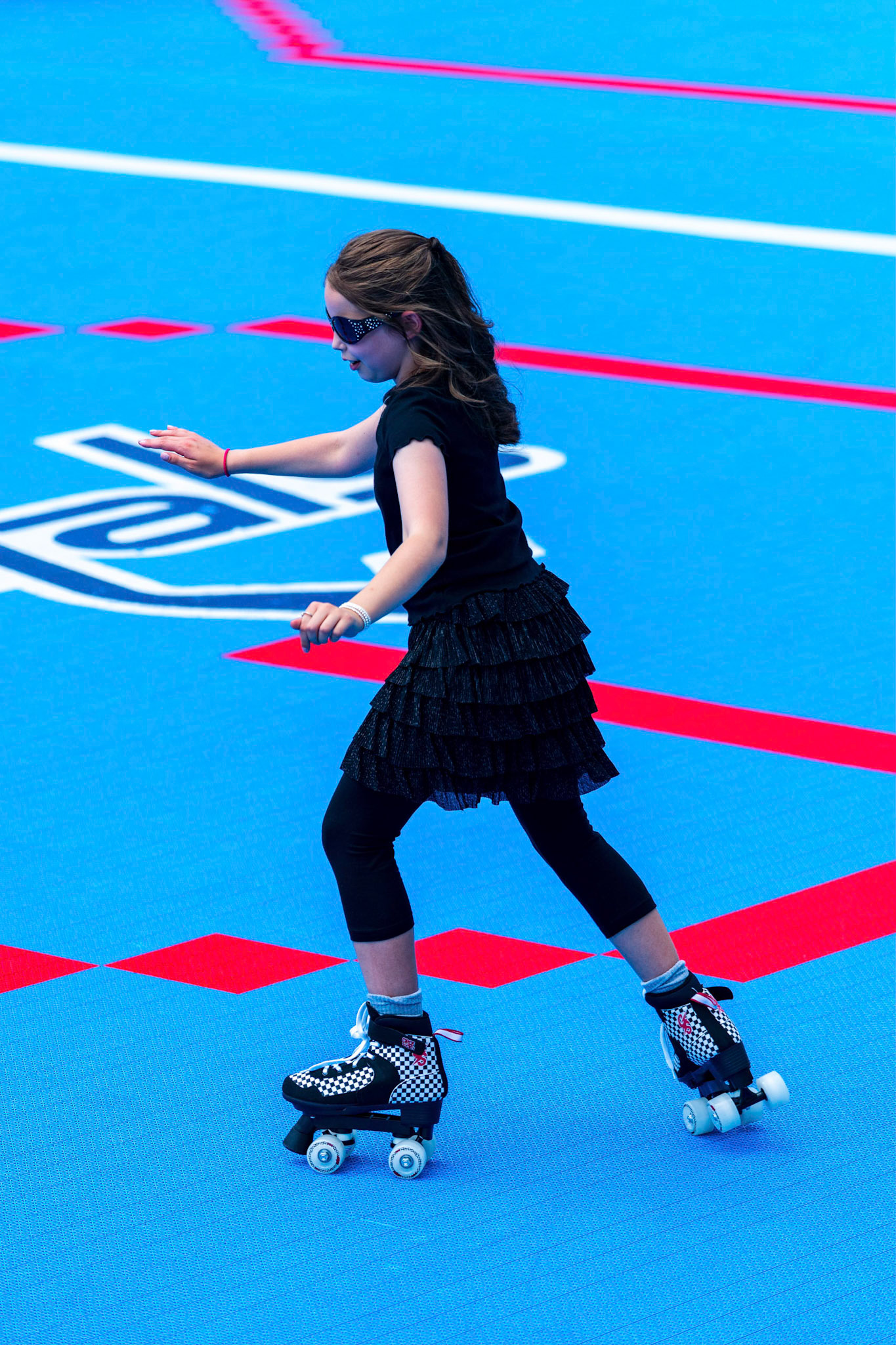 Leora’s Bat Mitzvah roller skating party on Sunday, June 6, 2021.