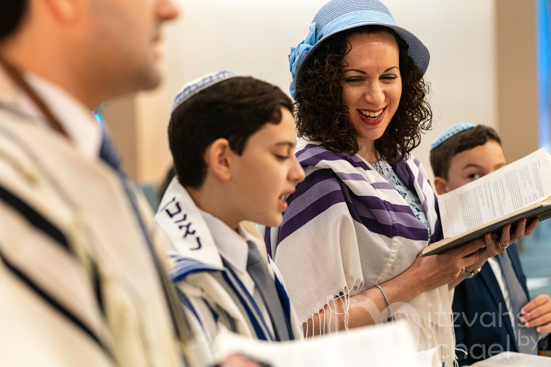 Ross’ Bar Mitzvah shacharit minyan on Monday, May 31, 2021.