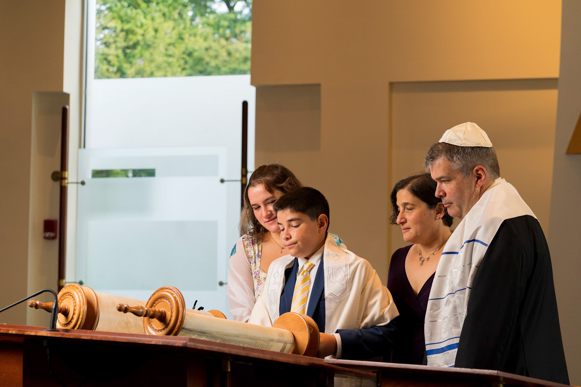 Josh’s Bar Mitzvah portraits at Temple Shalom in Silver Spring and party at Elder Pine Brewing &amp; Blending Co in Gaithersburg, MD.