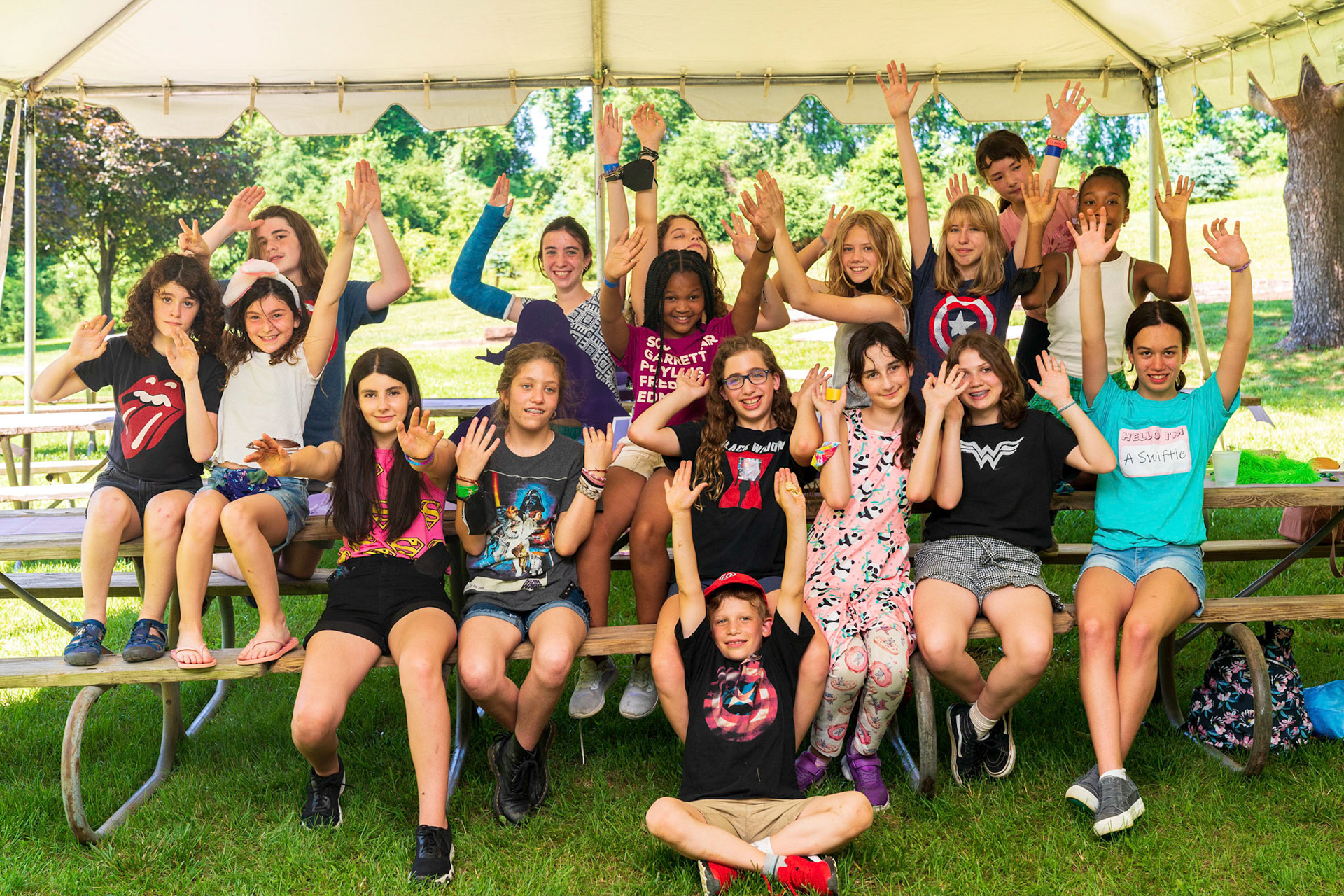 Jordana’s Adas Israel Bat Mitzvah rehearsal session and party at Smokey Glen Farm