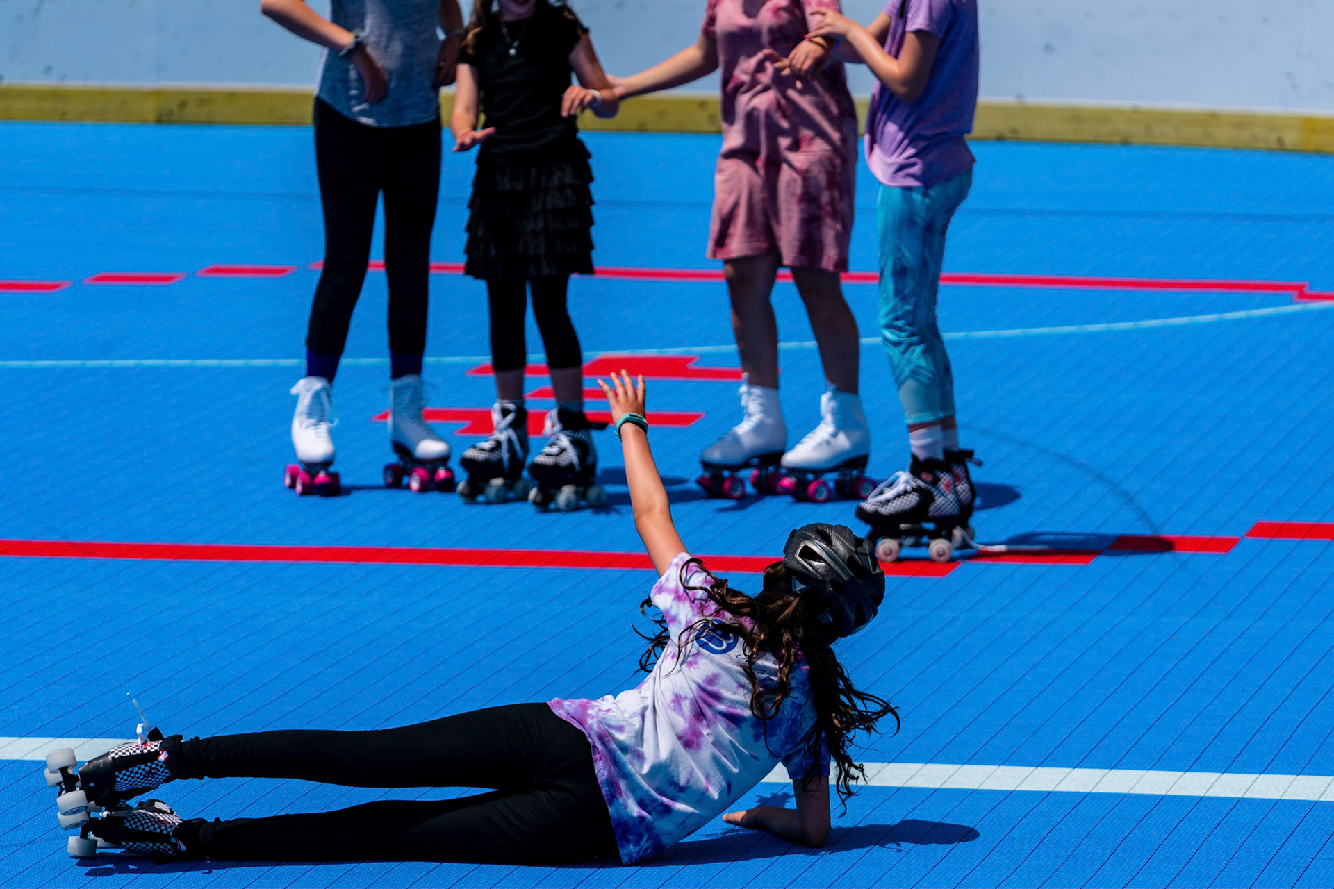 Leora’s Bat Mitzvah roller skating party on Sunday, June 6, 2021.