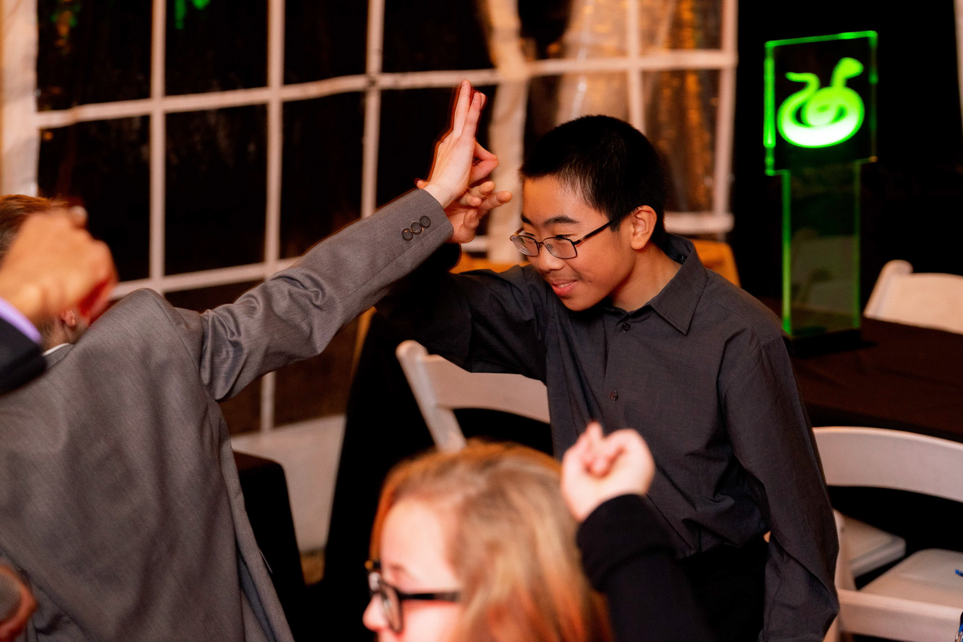 Sam’s Bar Mitzvah party at Glen Echo, on Saturday, December 18, 2021.